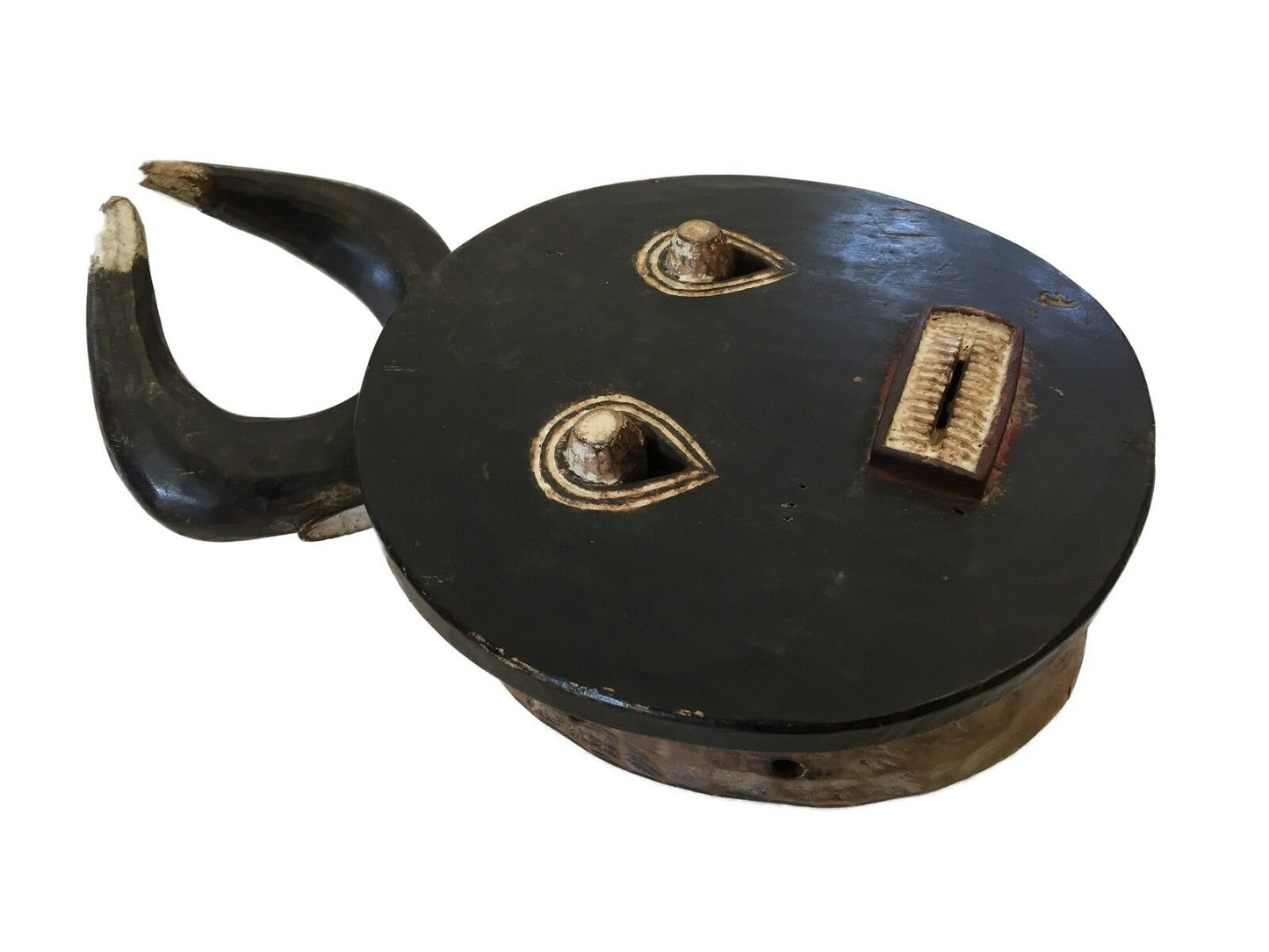 #756 African Baule Goli Mask I Coast 14" H