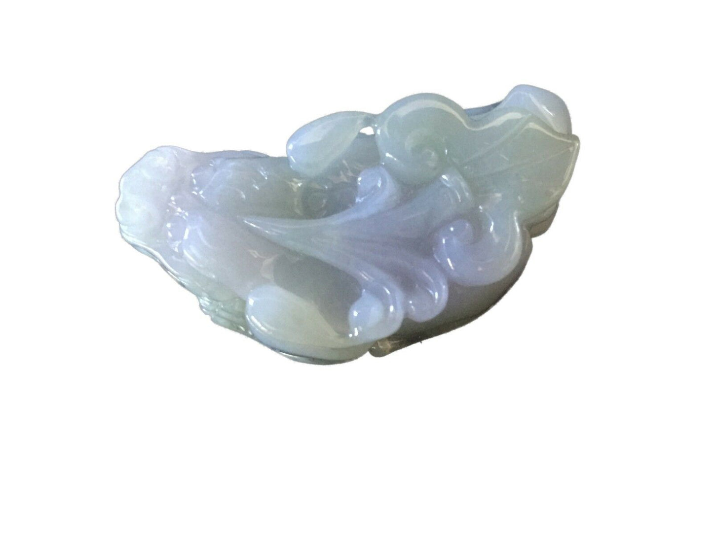 #1799 Jadeite Jade Carved PIXIU Wealth Figure Necklace