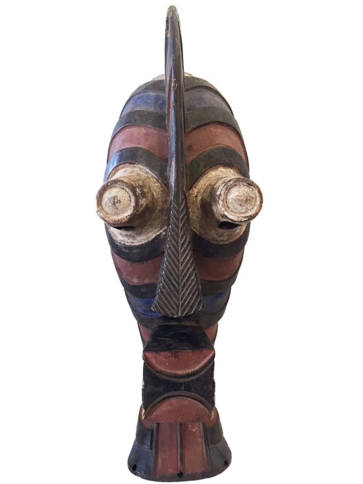 #751 Old African Male Songye Kifwebe Mask 21" h