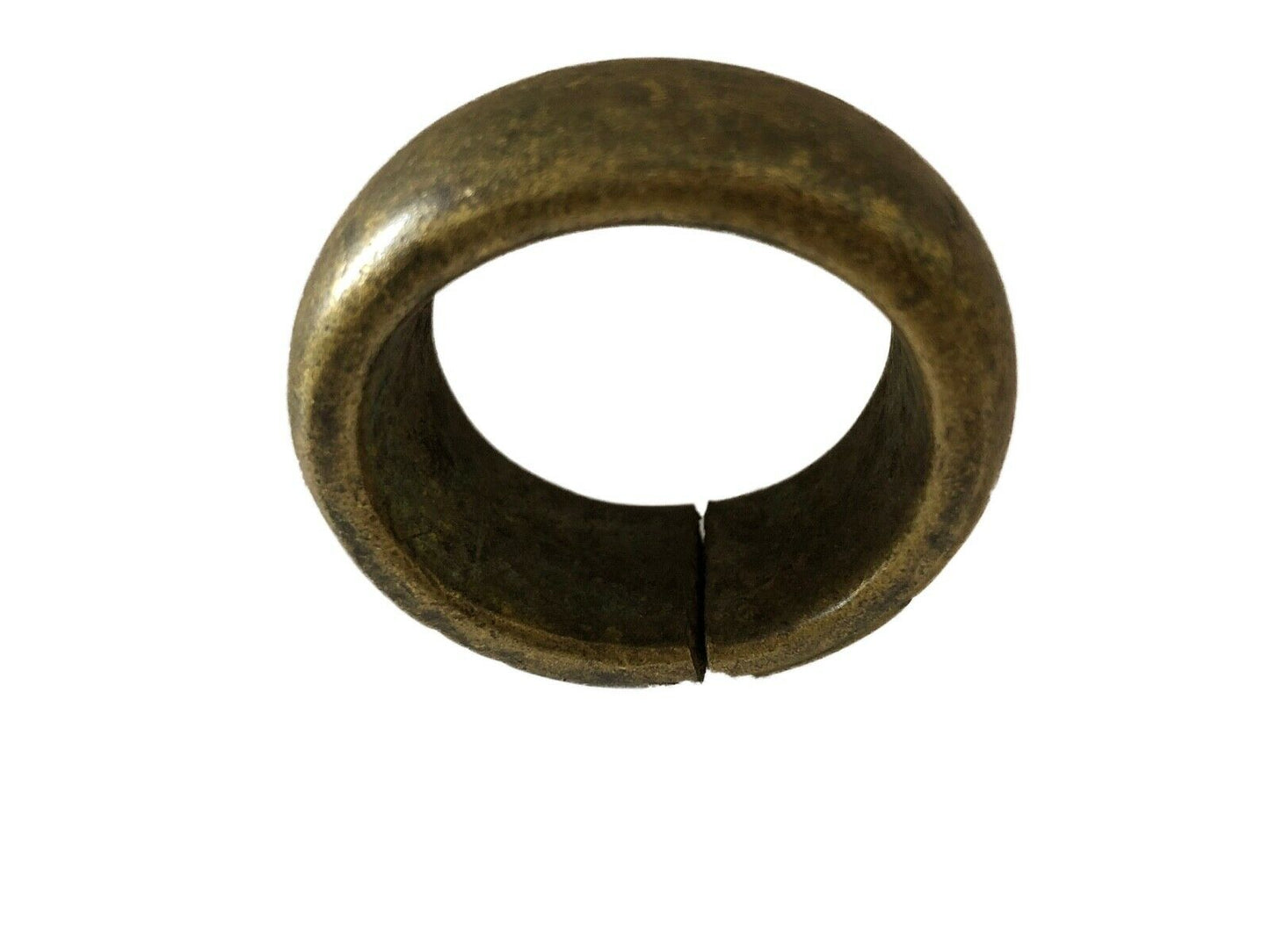 #2217 Old Bracelet Trade Currency Gold Weight 2" W B. Faso