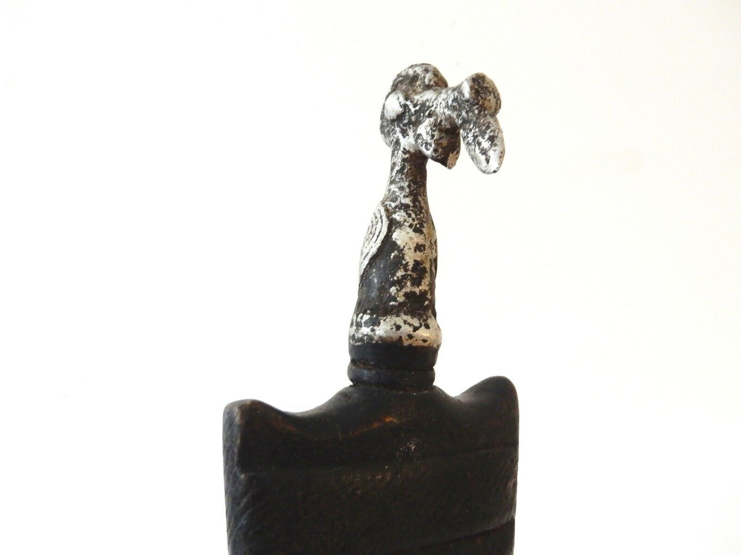 #1955 African Baule I.Coast Comb W/ Bird Head Sculpture