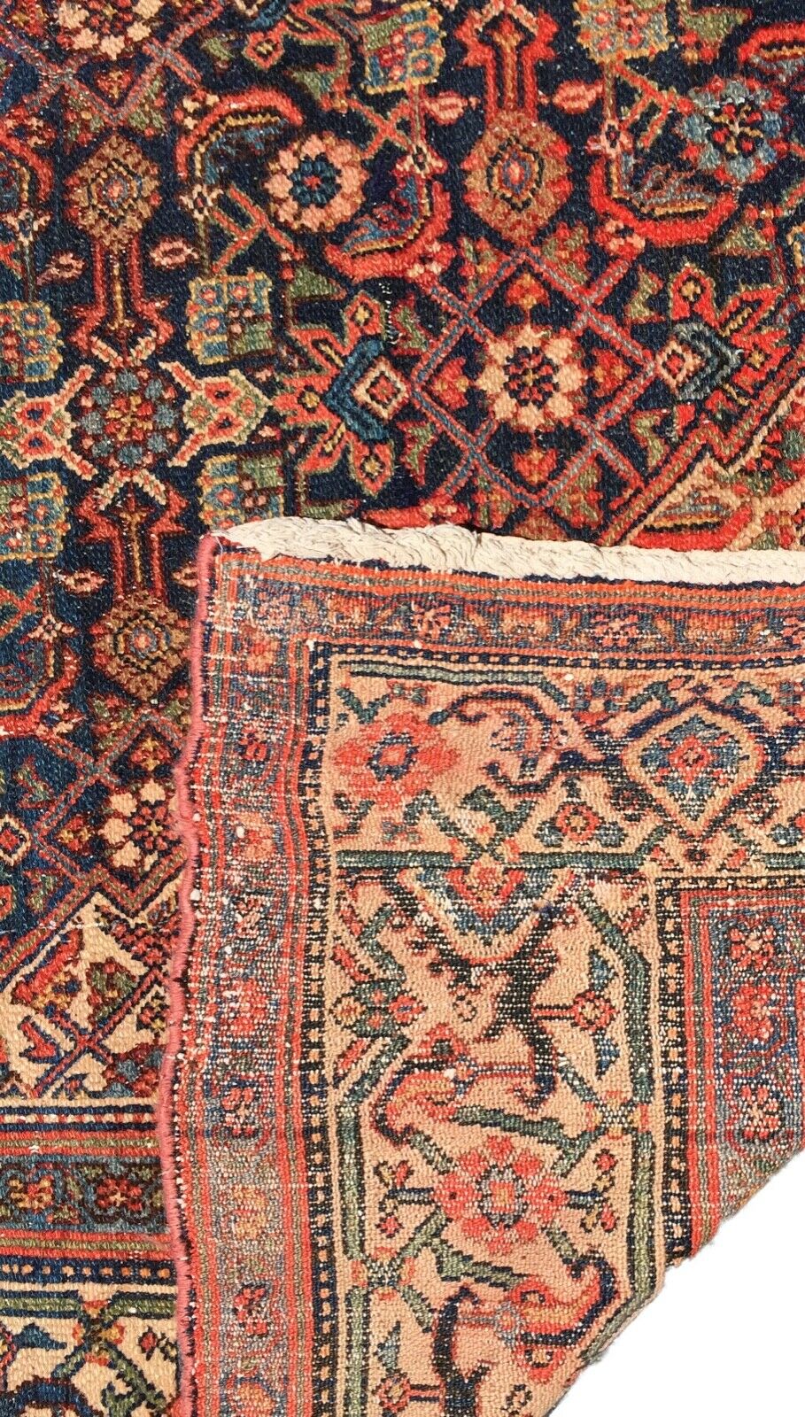 #1193 Stunning 19th C Palace Size Fereghan Saruk Rug 6' 9" x 16' 9"