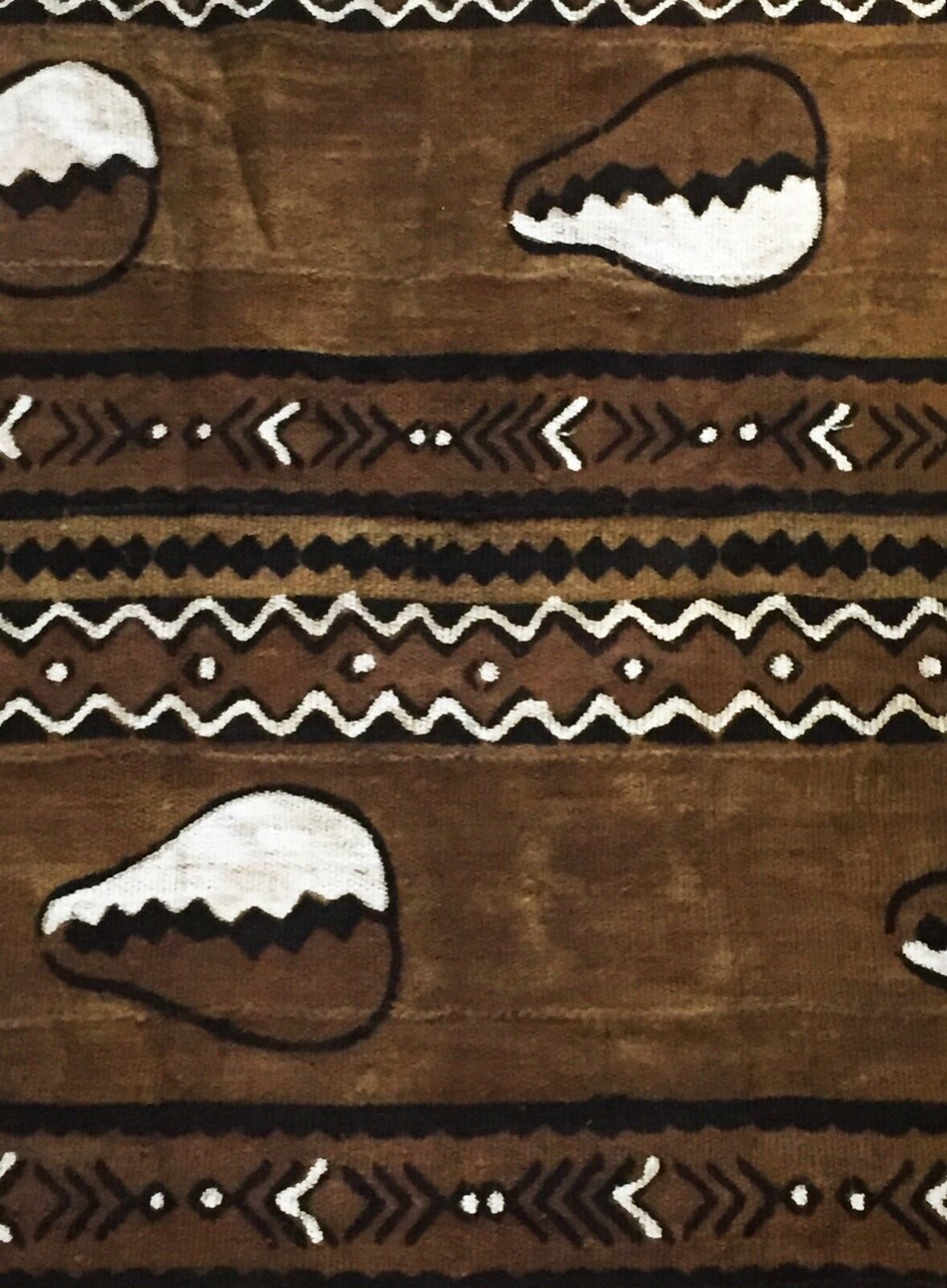 Superb Bogolan Mali Mud Cloth Textile 40" by 64" # 1813