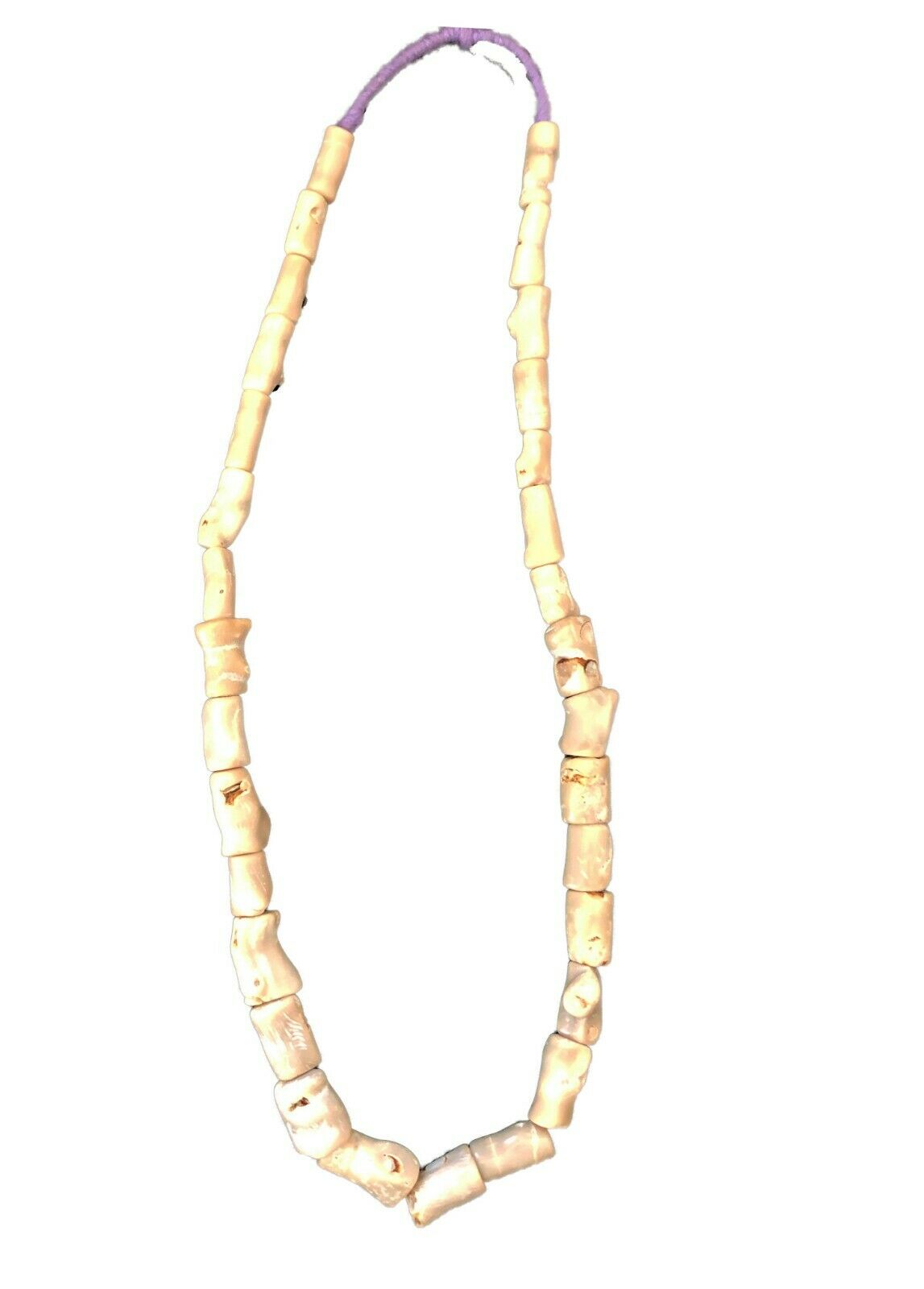 Superb Trade African Natural white Coral 31 Beads
