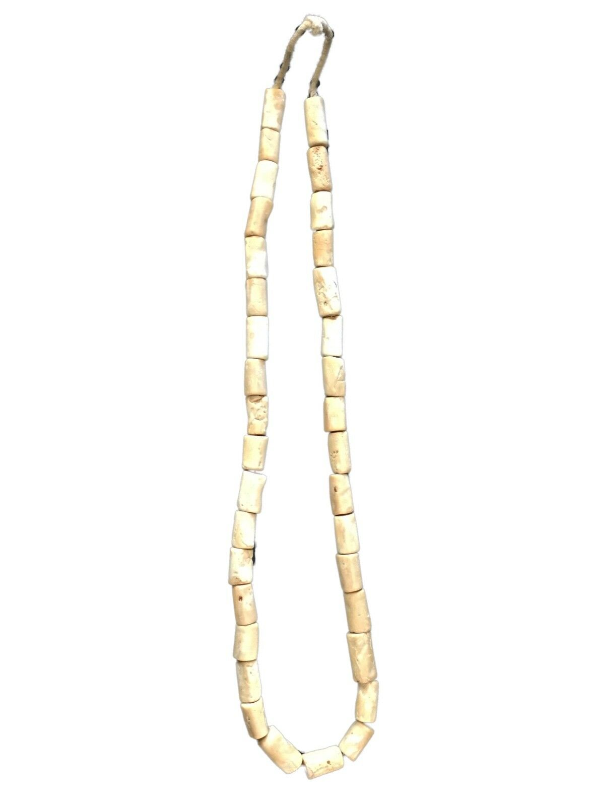 Superb Trade African Natural white Coral 35 Beads
