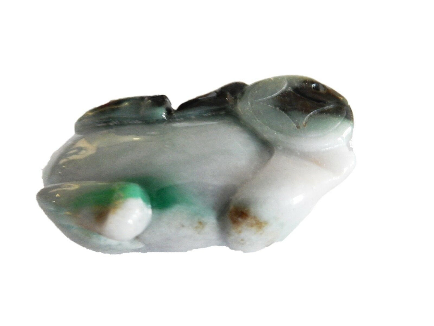 #173 Jadeite Jade  Carved PIXIU Wealth  Figure