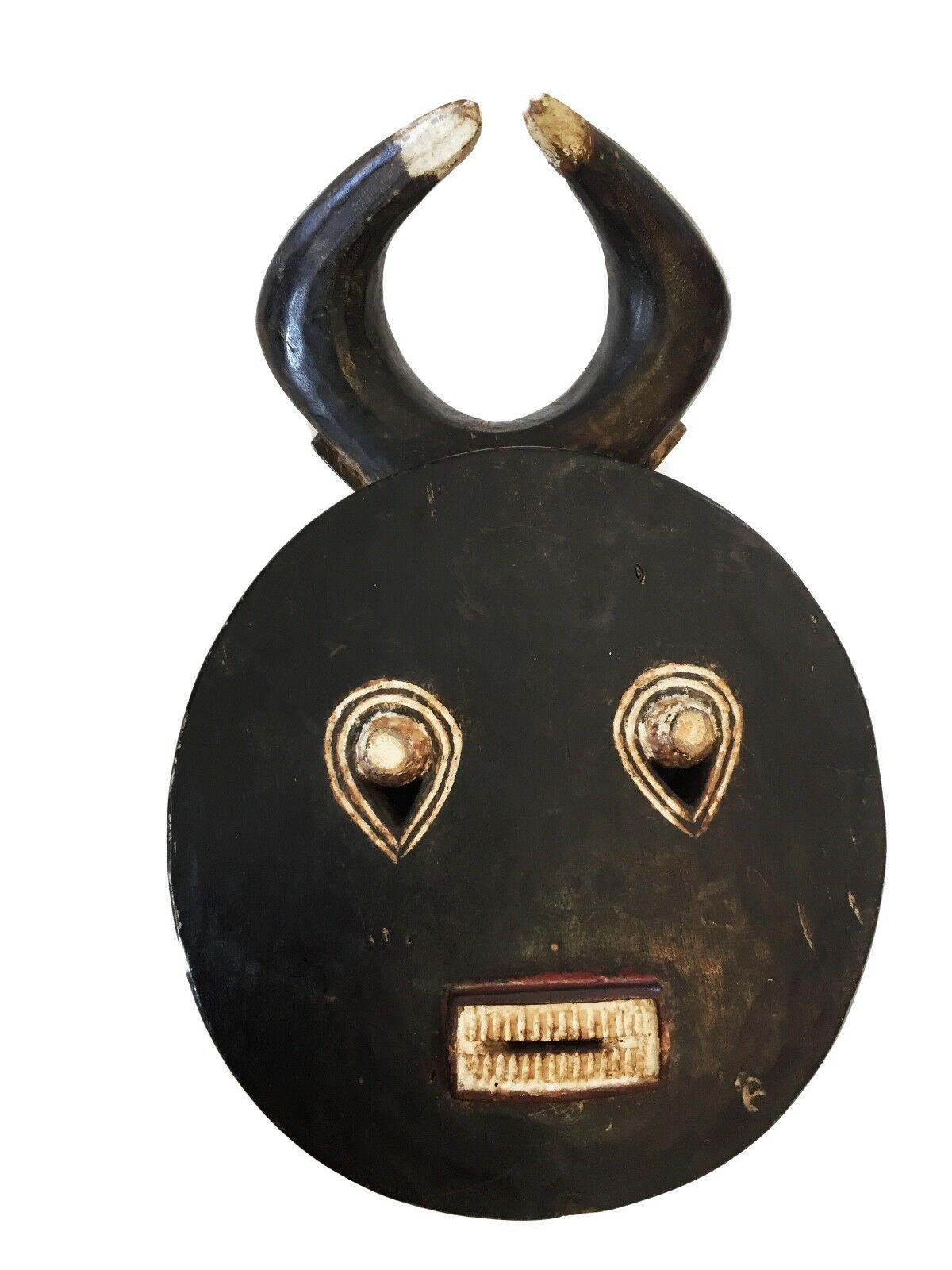 #756 African Baule Goli Mask I Coast 14" H