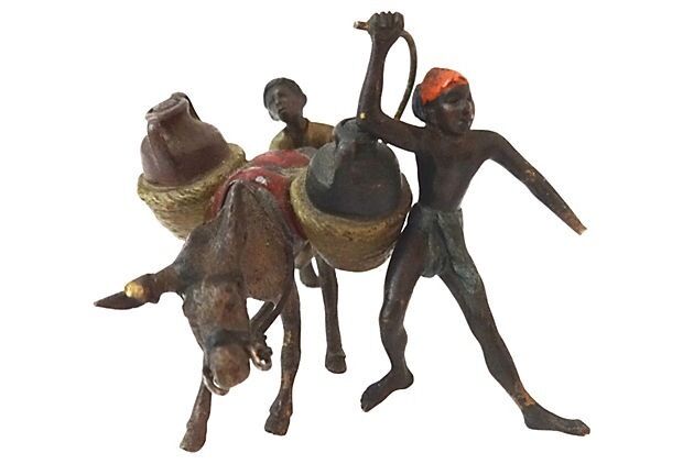 #3908/ok171 Superb Rare Austrian Vienna Bronze Figures