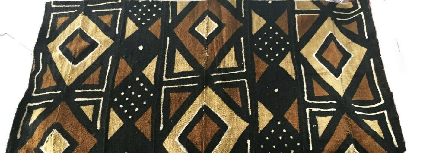 Superb Bogolan Mali Mud Cloth Textile 40" by 60" #1980
