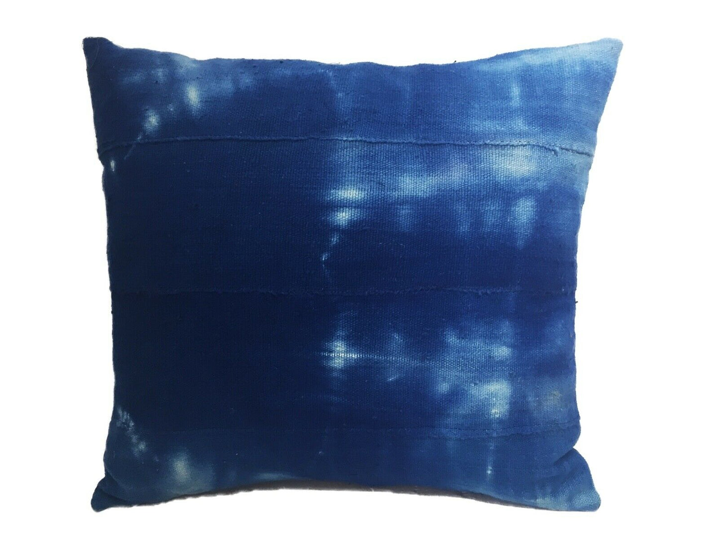 #2068 African Custom Made Indigo cloth Pillow 17.5" by 16.5"