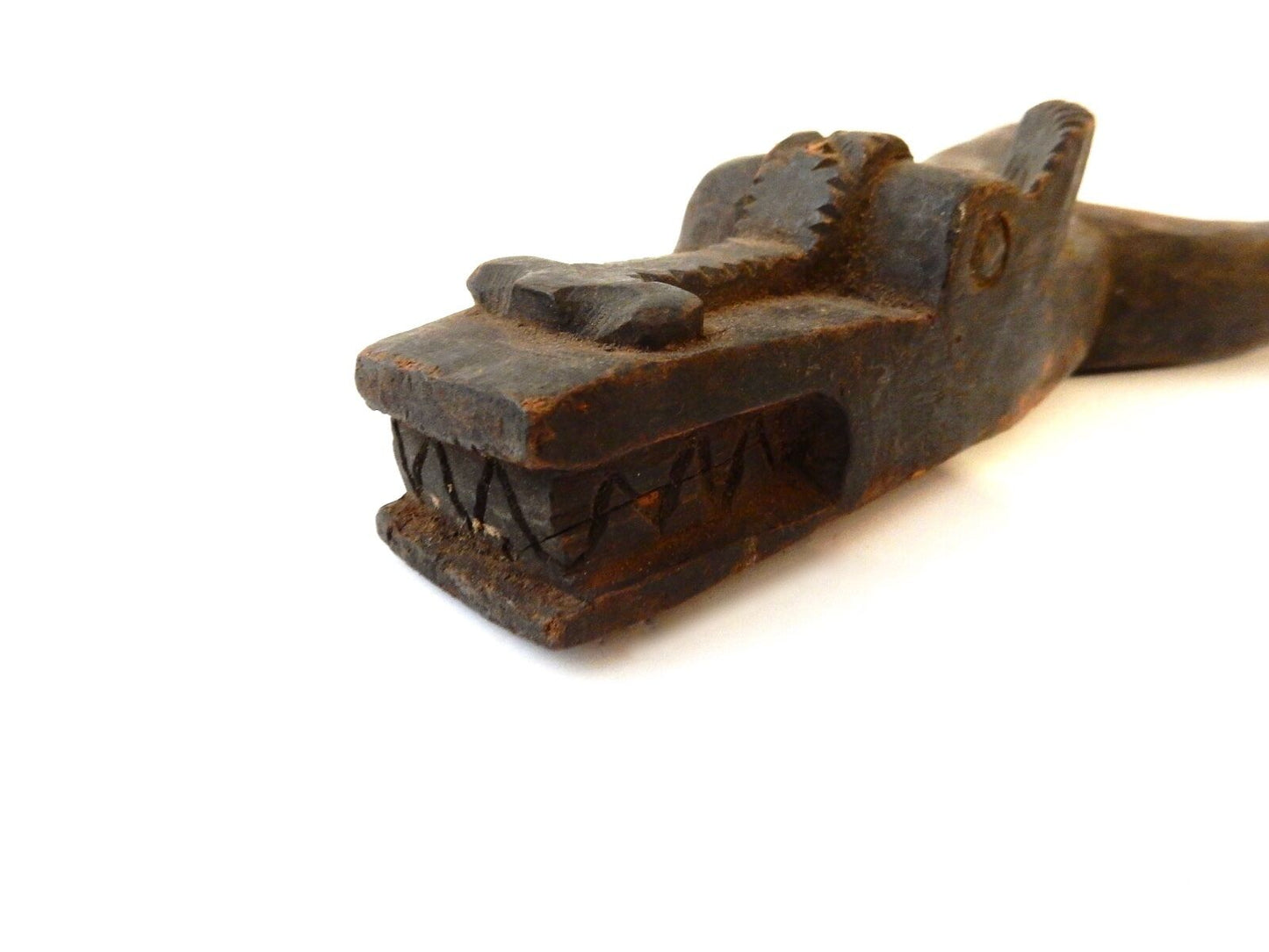 #2021 Superb Lobi Animal Head  Slingshot Burkina Faso 8" h