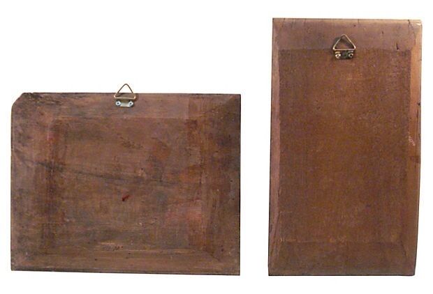 #570 Antique Chinese Wall Panels