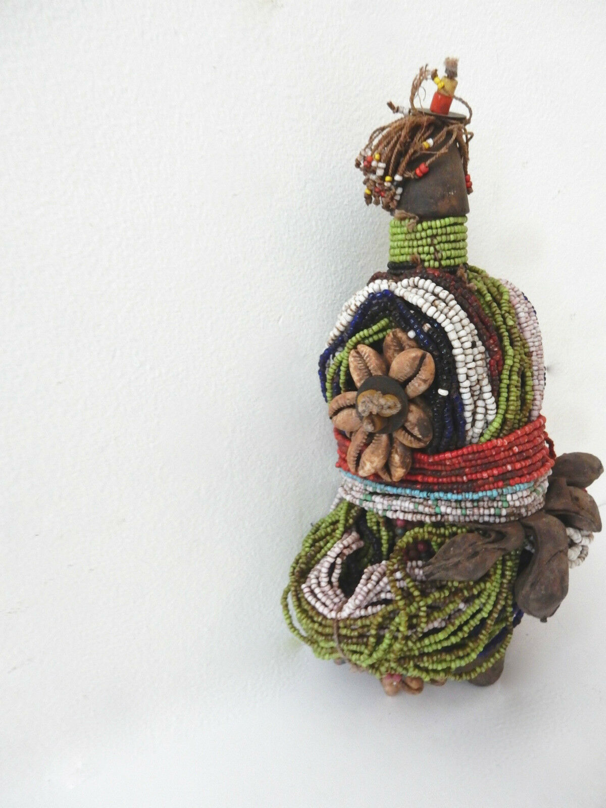 #1989 Superb African Fali Fertility Doll Phallic Cameroon 9" H