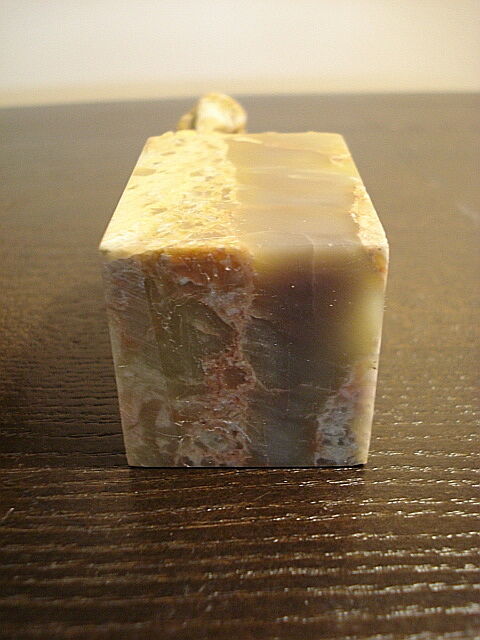Superb Chinese Soap Stone Ink Stamp Seal W/ Foo/Fortune Dog 3.5" H