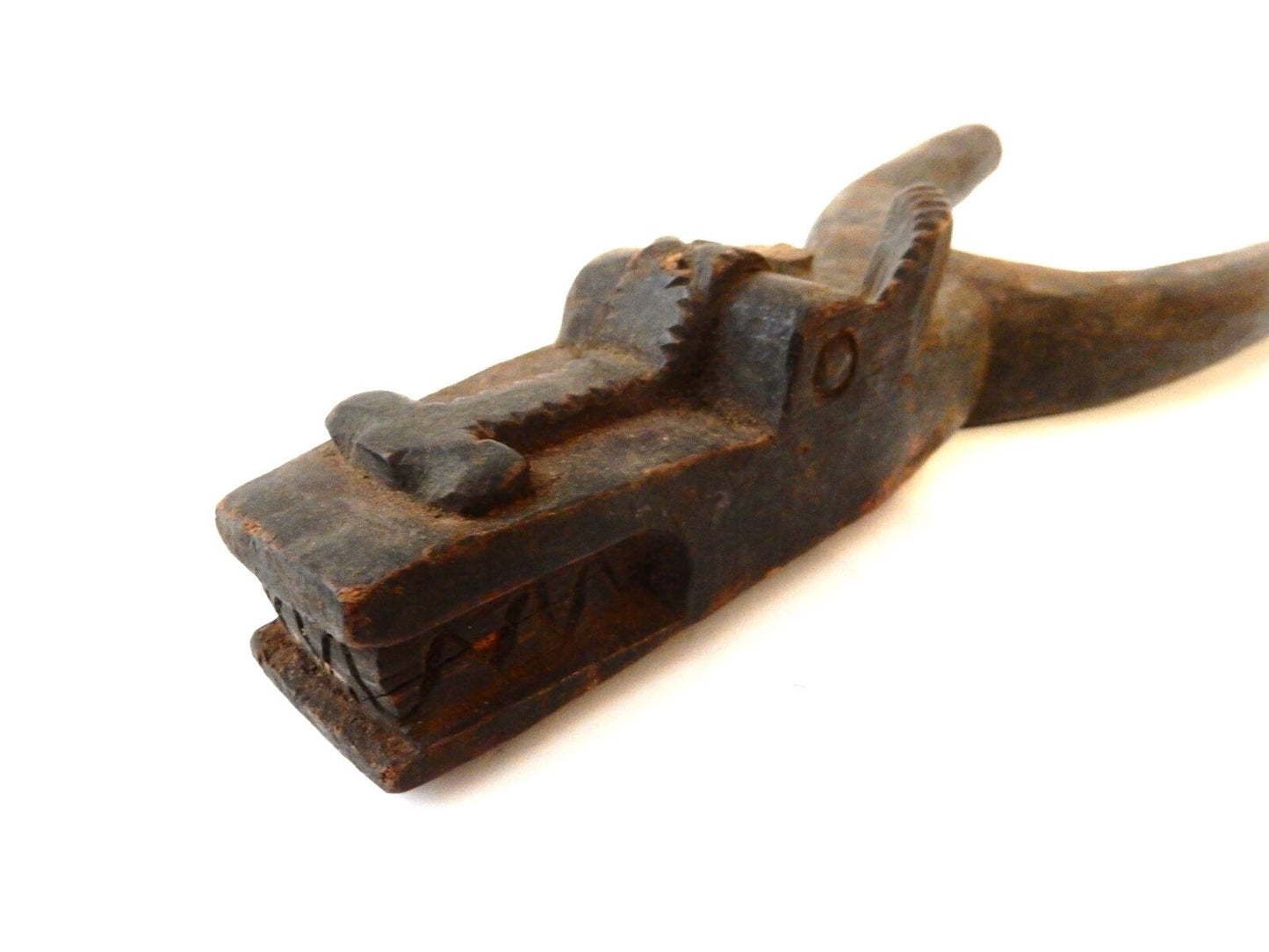 #2021 Superb Lobi Animal Head  Slingshot Burkina Faso 8" h