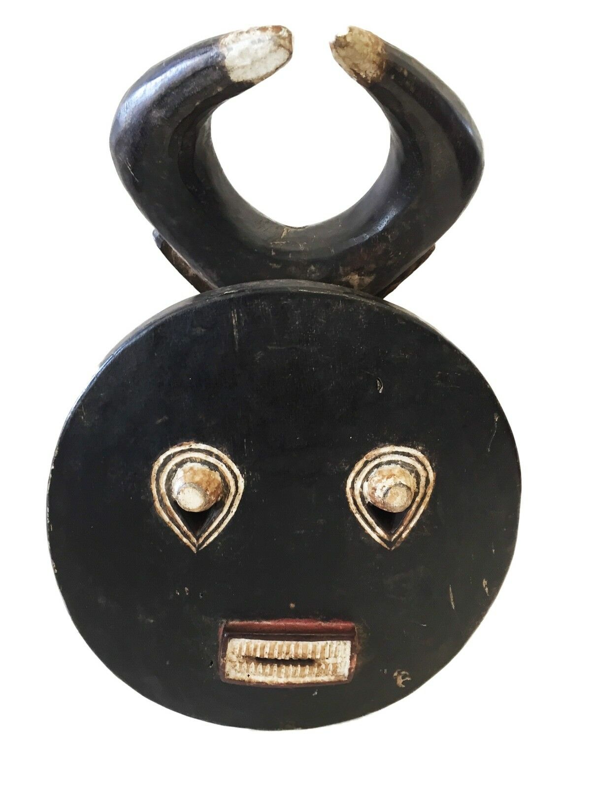 #756 African Baule Goli Mask I Coast 14" H