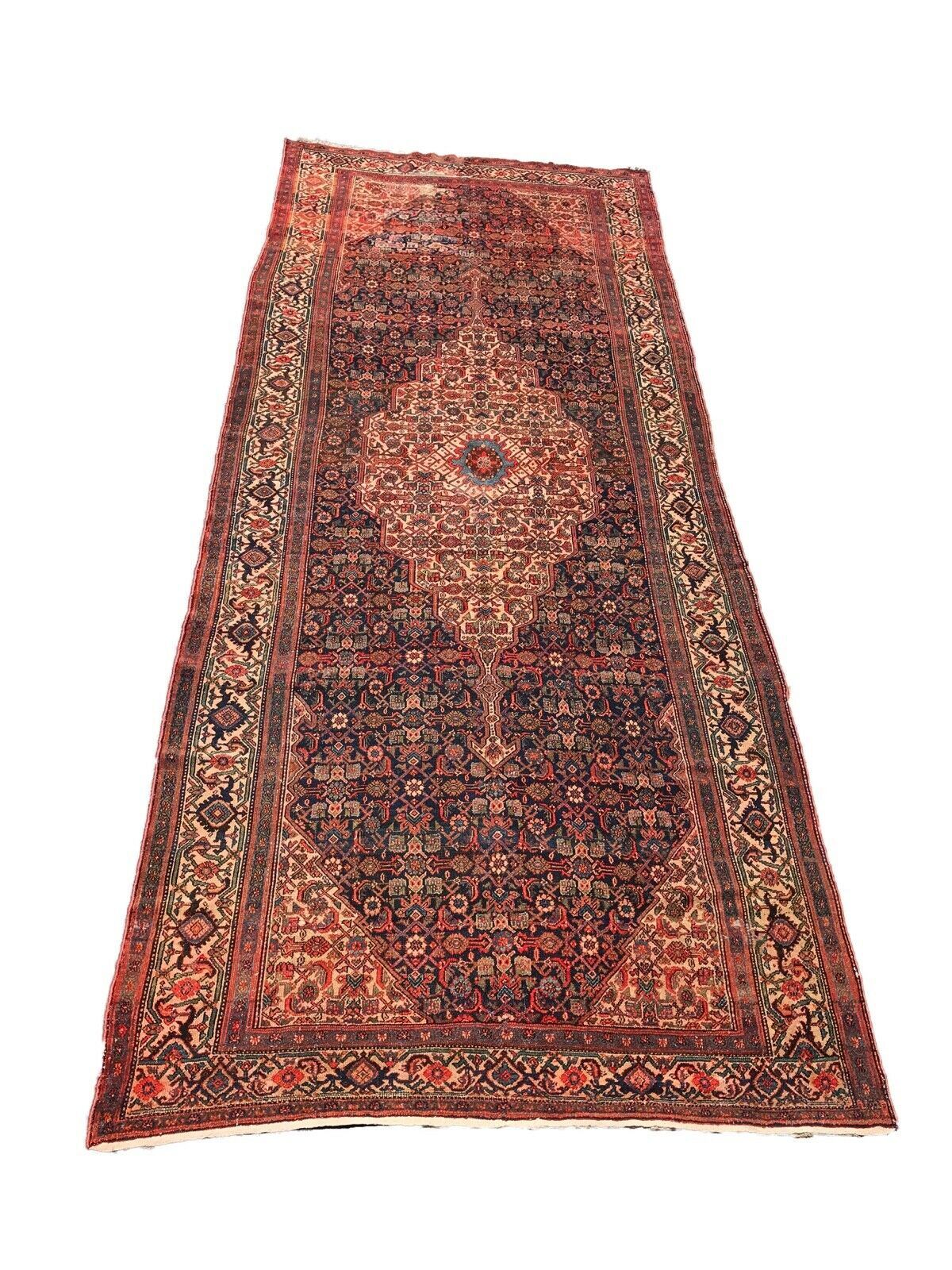 #1193 Stunning 19th C Palace Size Fereghan Saruk Rug 6' 9" x 16' 9"