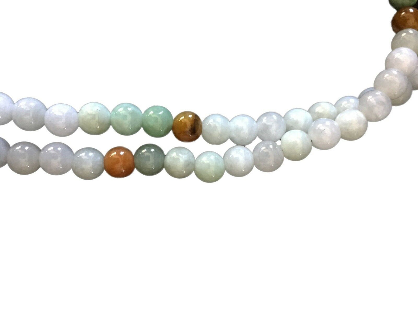 #1699 Superb Jadeite Jade Necklace 111 Beads
