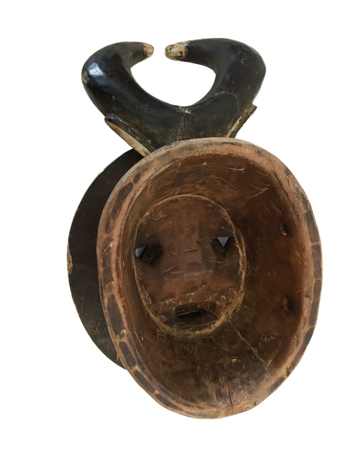 #756 African Baule Goli Mask I Coast 14" H