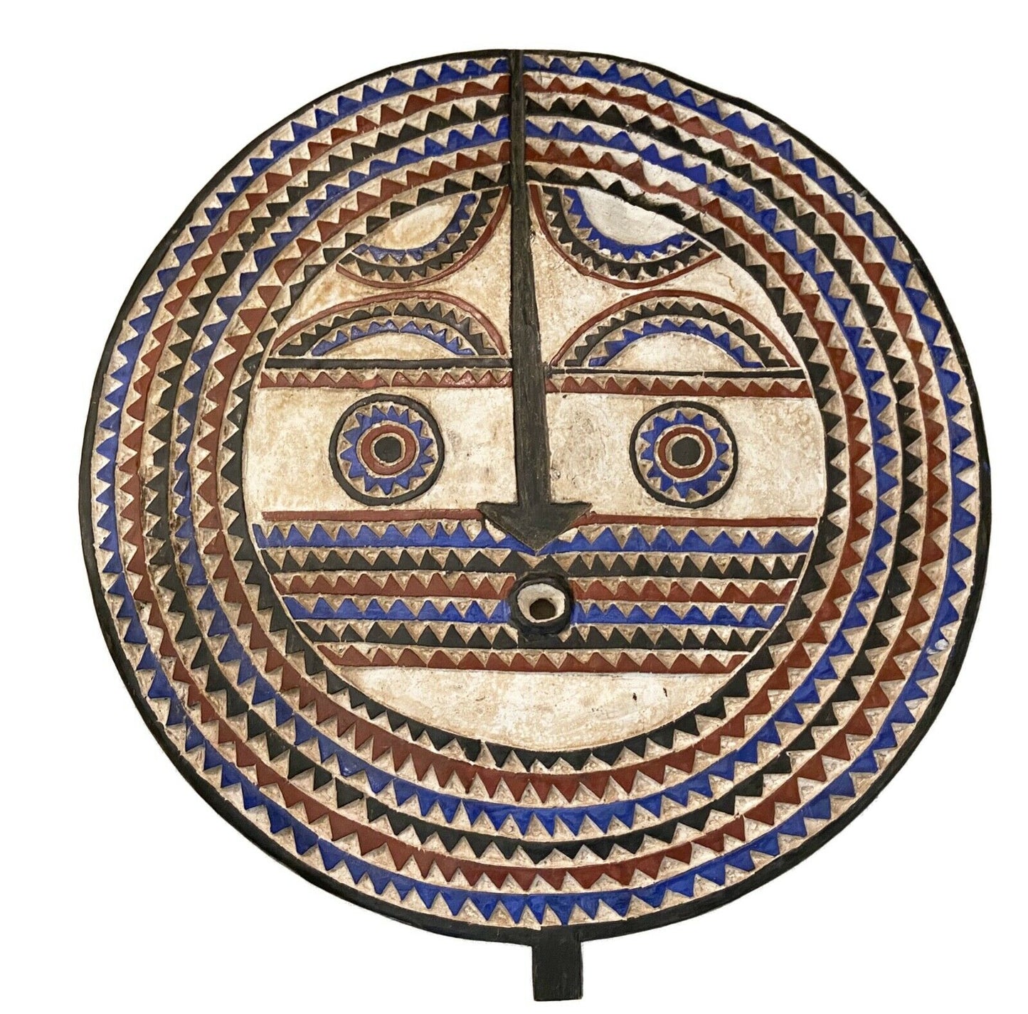 #896 Huge Bwa Sun Mask Burkina Faso 33.5 " H African Art