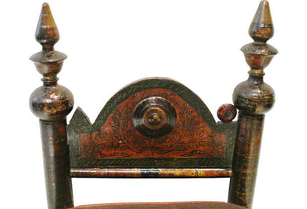#1814 Superb /Old/Rare from India Meditation Chair