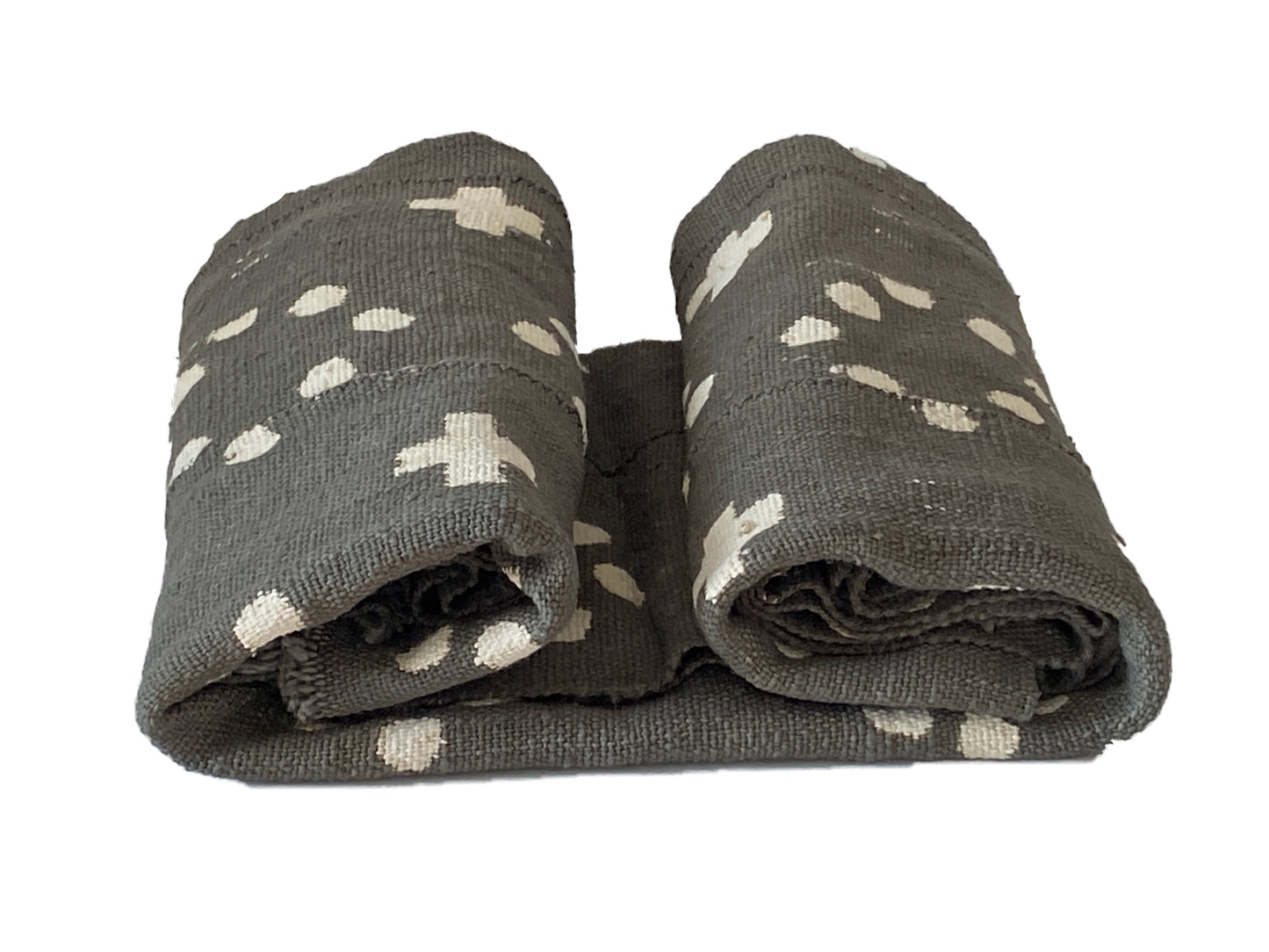 #3772 Superb Bogolan Mali Mud Cloth Textile 42" by 69"