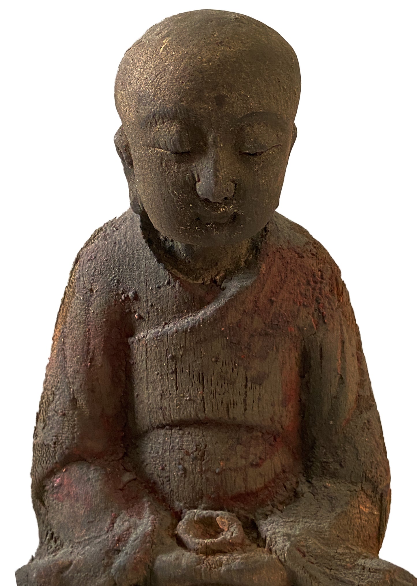 #2227 Superb Wooden Medicine Buddha 9" H