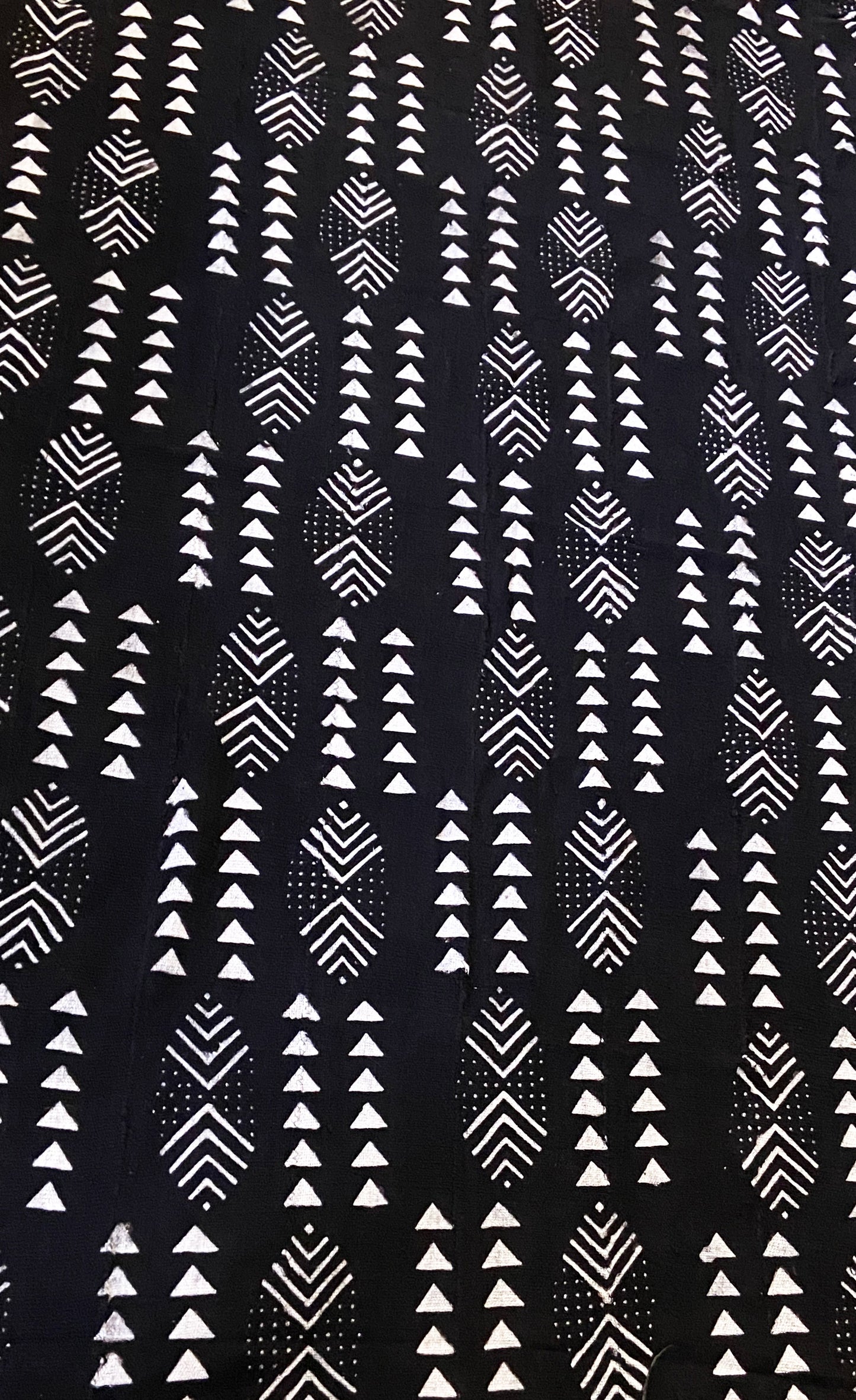 Malian Black & White Mud Cloth Textile #3620