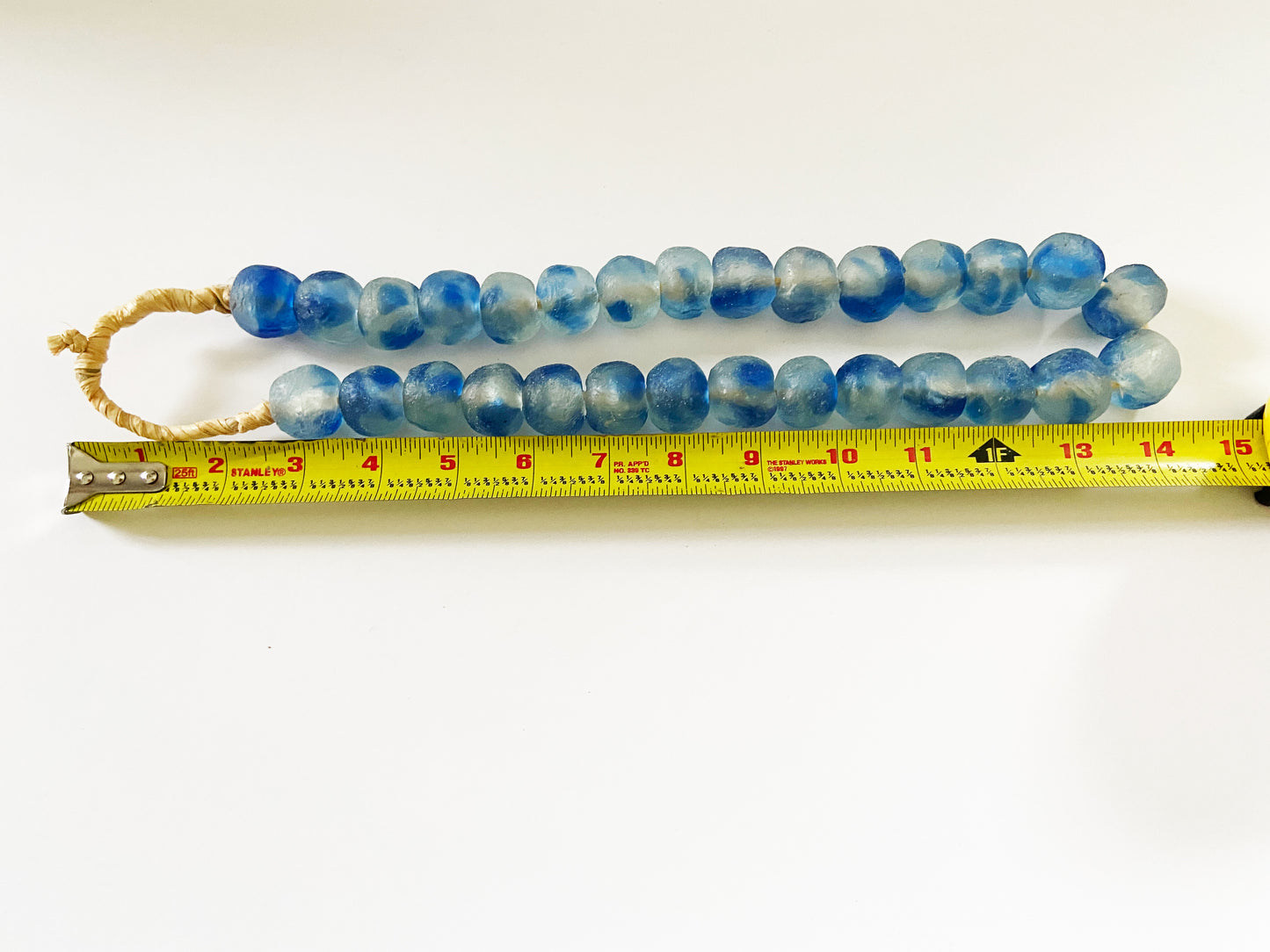 #2278 African Jumbo Glass Trading Beads String