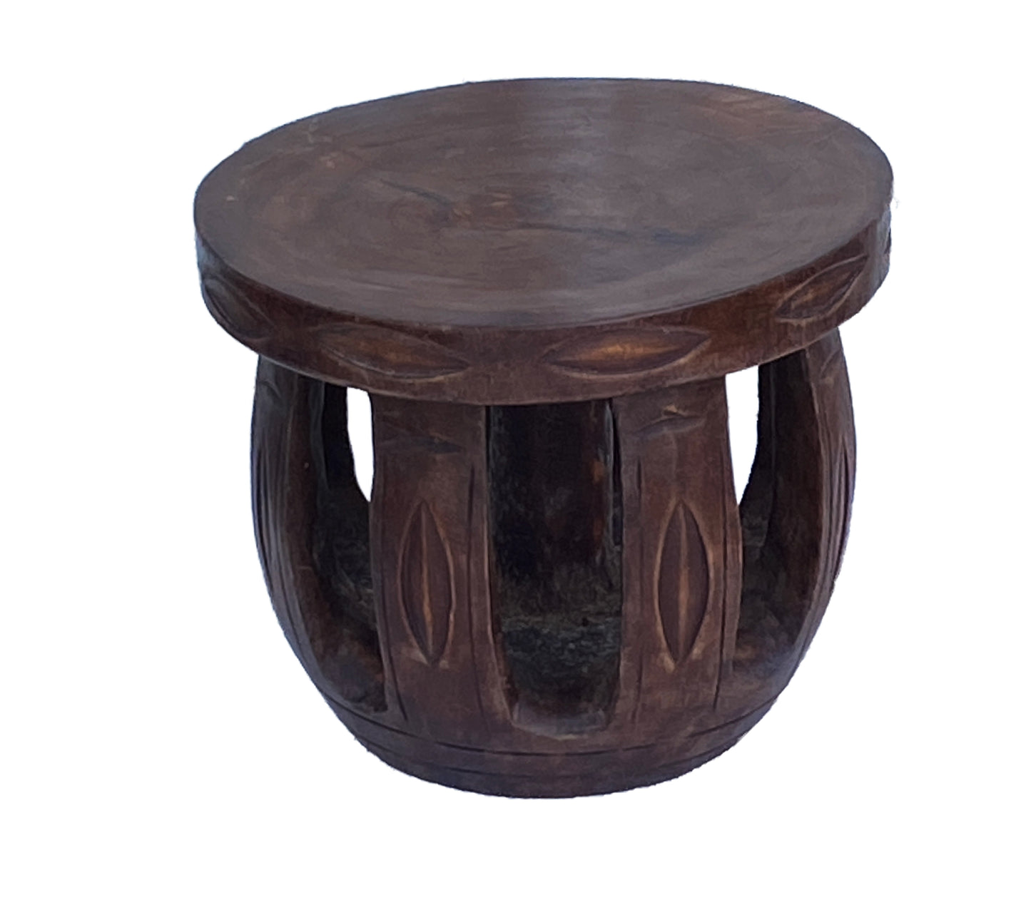 #3836 African Baga Stool Guinea-Bissau 10" H by 12" w