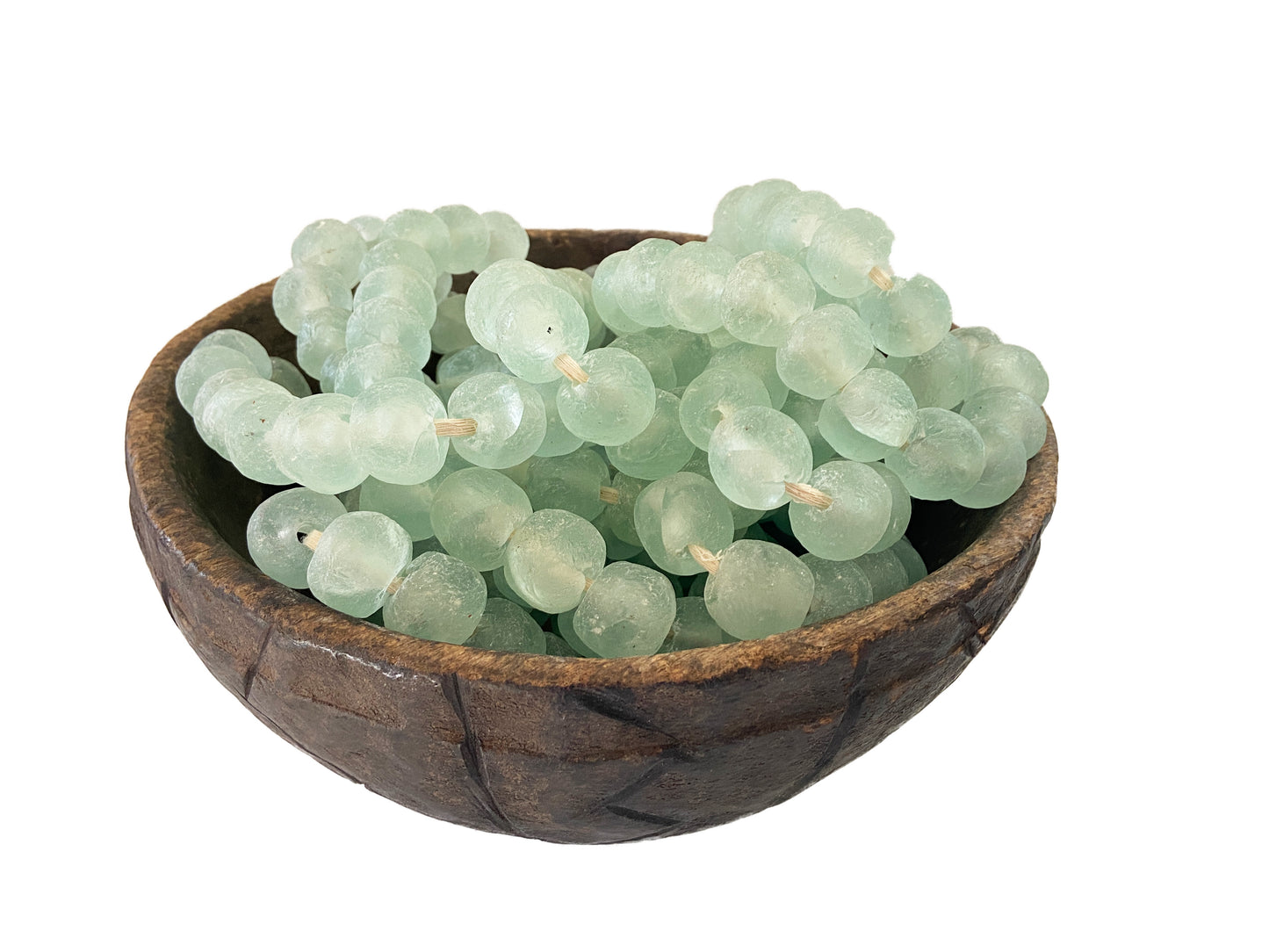 #3341 African Lg GlassTrading Beads Necklace 27" H Set of 3