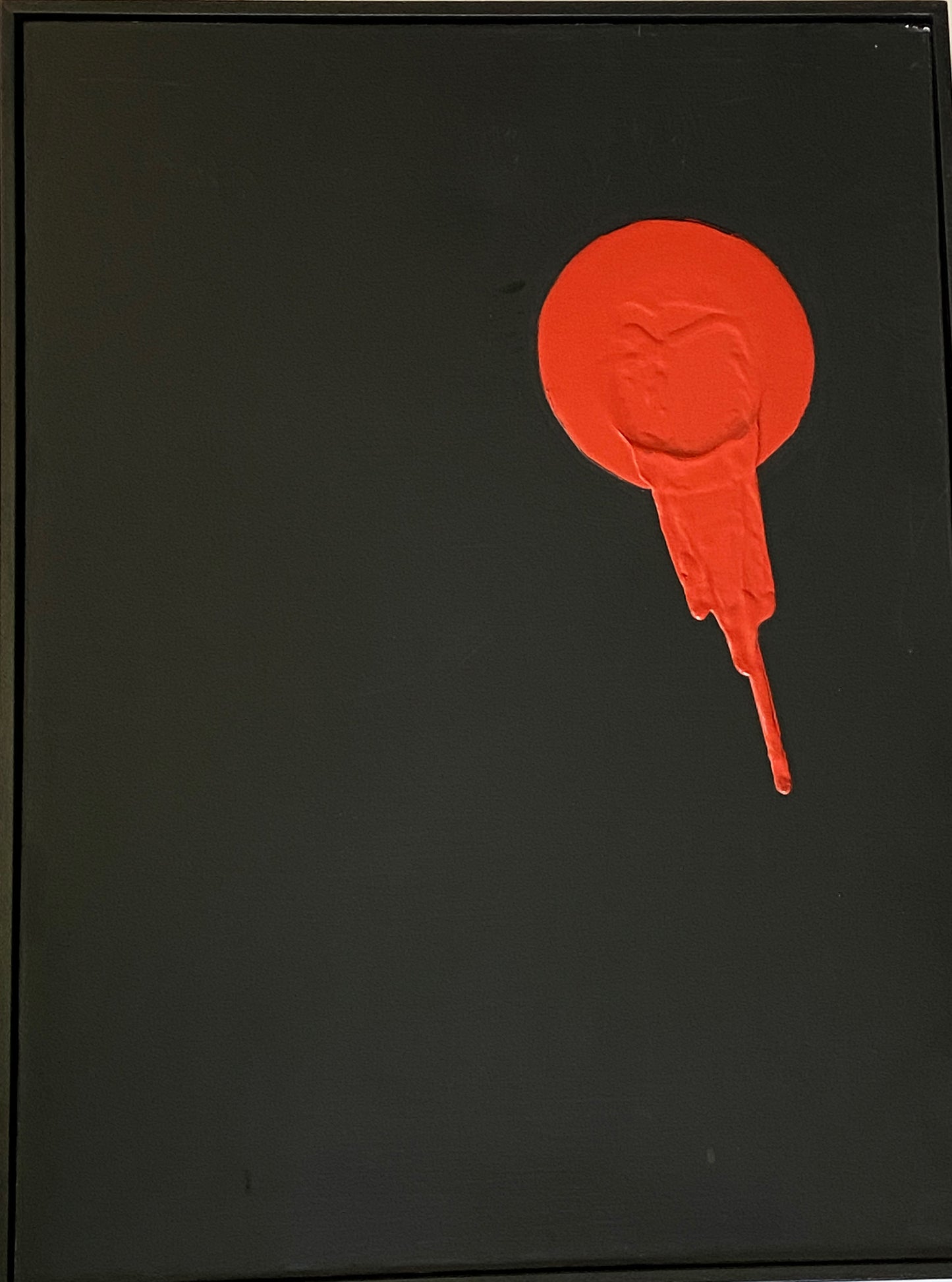 Acrylic on Canvas Framed Abstract 24.75"By 18.75 " Framed Signed Yjr #1858