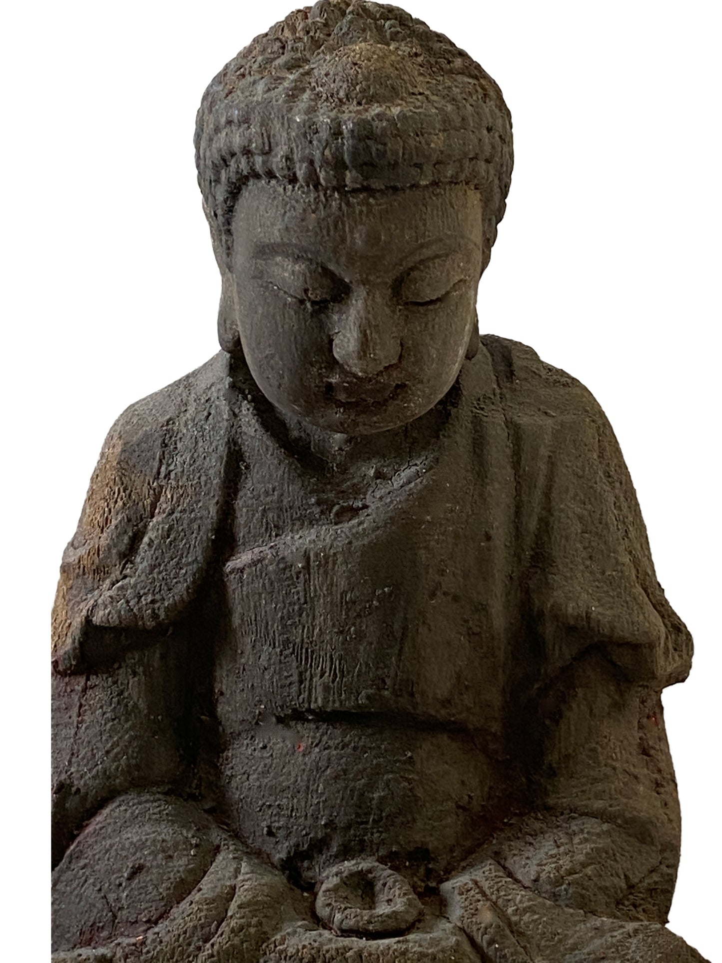 #2231 Superb Wooden Medicine Buddha 9" H