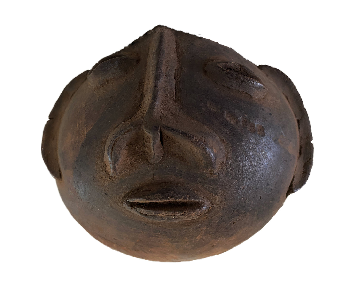 #3729 Kuba wooden Cup Figural Head Congo