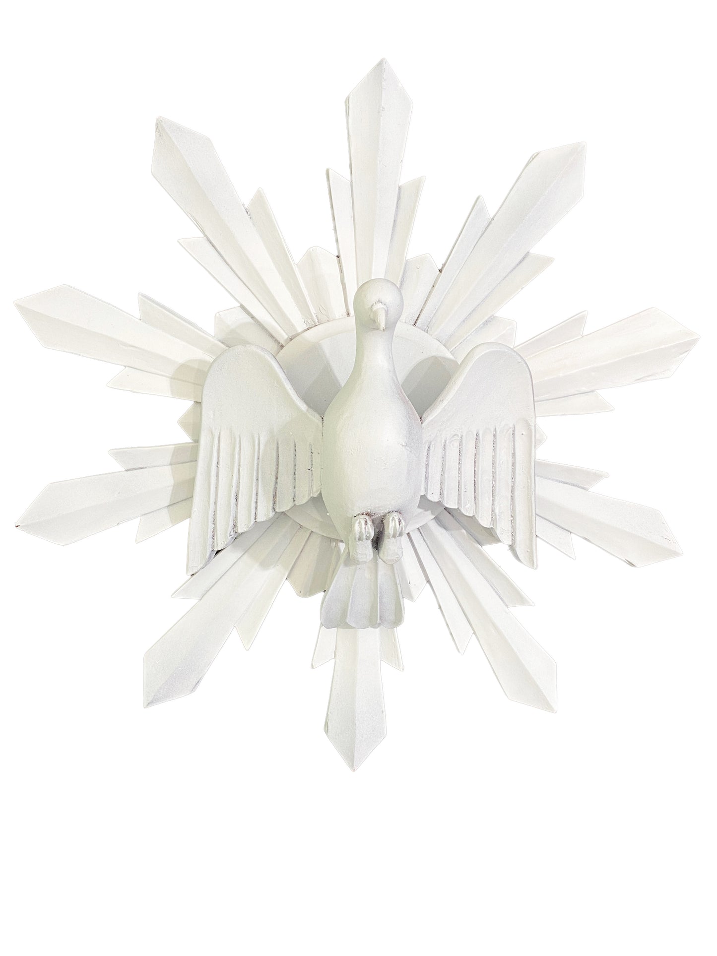 #4317 European Wooden Dove Sunburst the Holy Spirit 20" Diameter