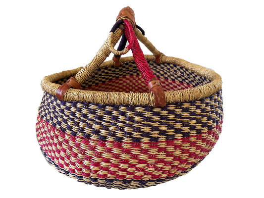 #3244 African Bolga Ghana Market Basket 18"
