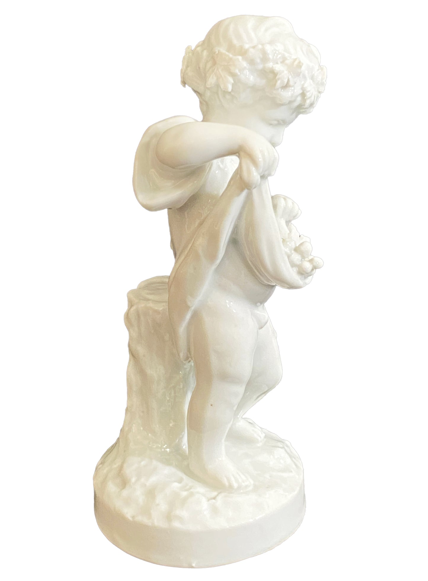 #4408 Old German Porcelain Angel/Putti/Cherub