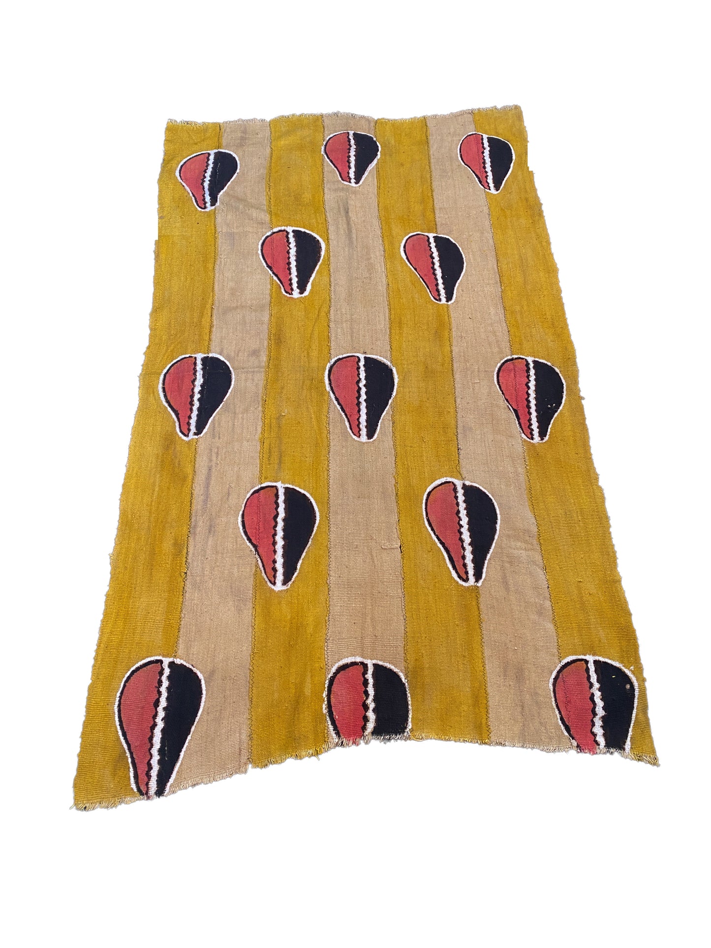 #3462 Superb Bogolan Mali Mud Cloth Textile 38" by 61"