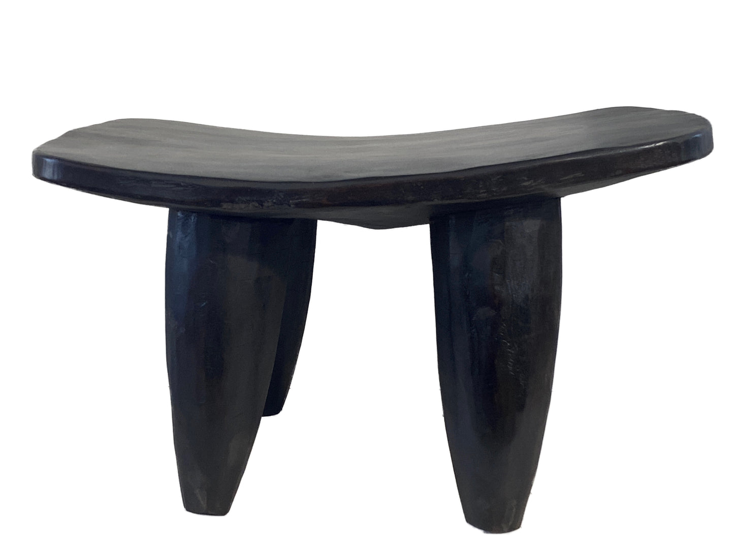 # 4346 Superb African Senufo Stool / Table I coast 11" H by 21.5" w