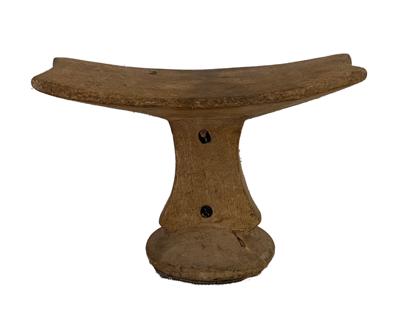 # 3768 African Tribal Vintage Fine Lobi Head Rest Burkino Faso