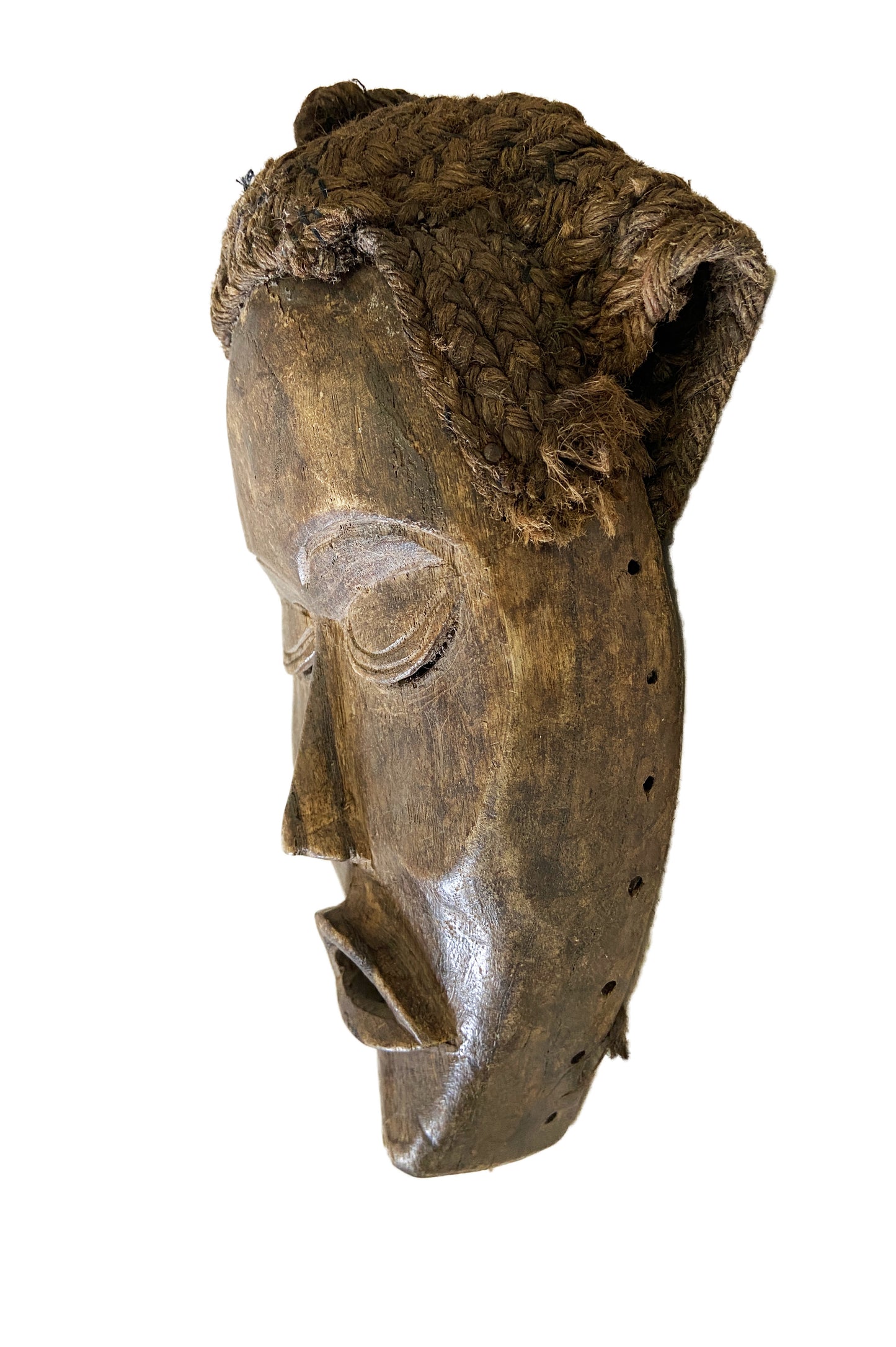#7028 SUPERB AFRICAN I. COAST DAN CEREMONIAL DANCE MASK