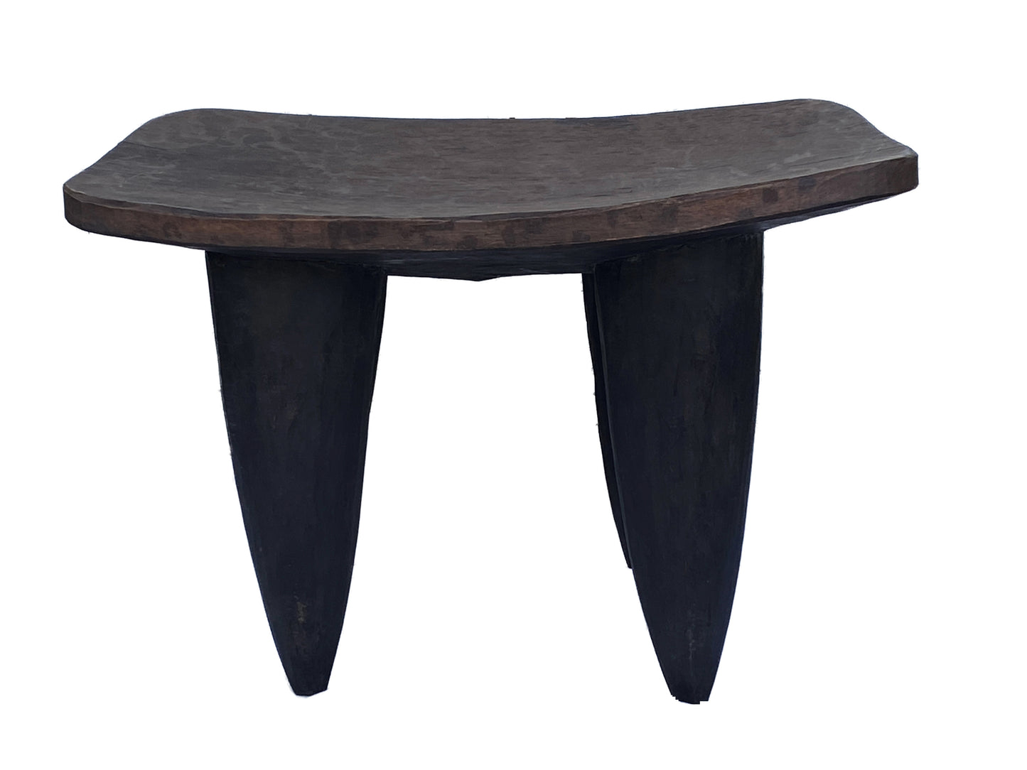 # 4034 Superb LG African Senufo Stool / Table I coast 18.5" H by 26" w