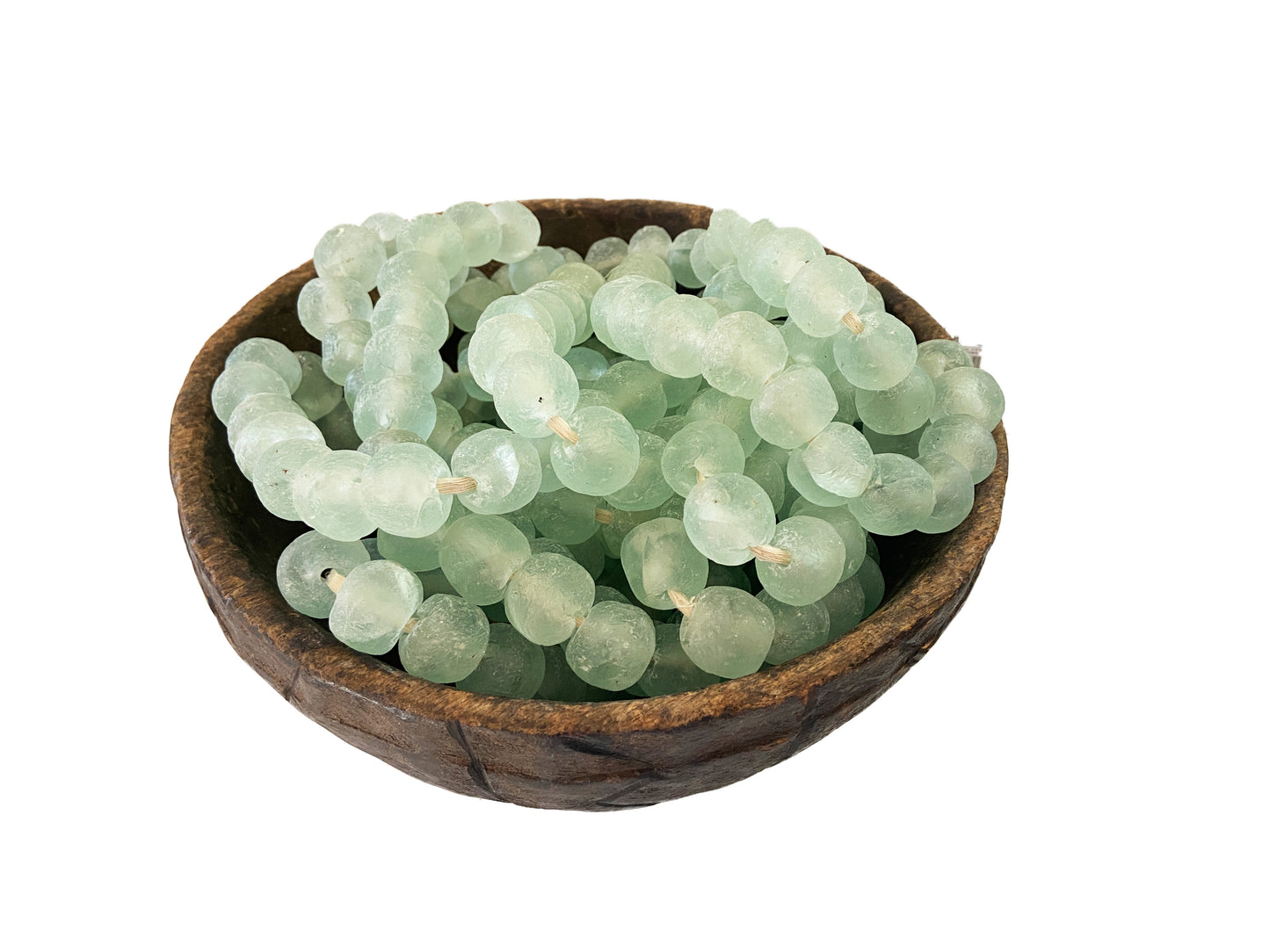 #3341 African Lg GlassTrading Beads Necklace 27" H Set of 3