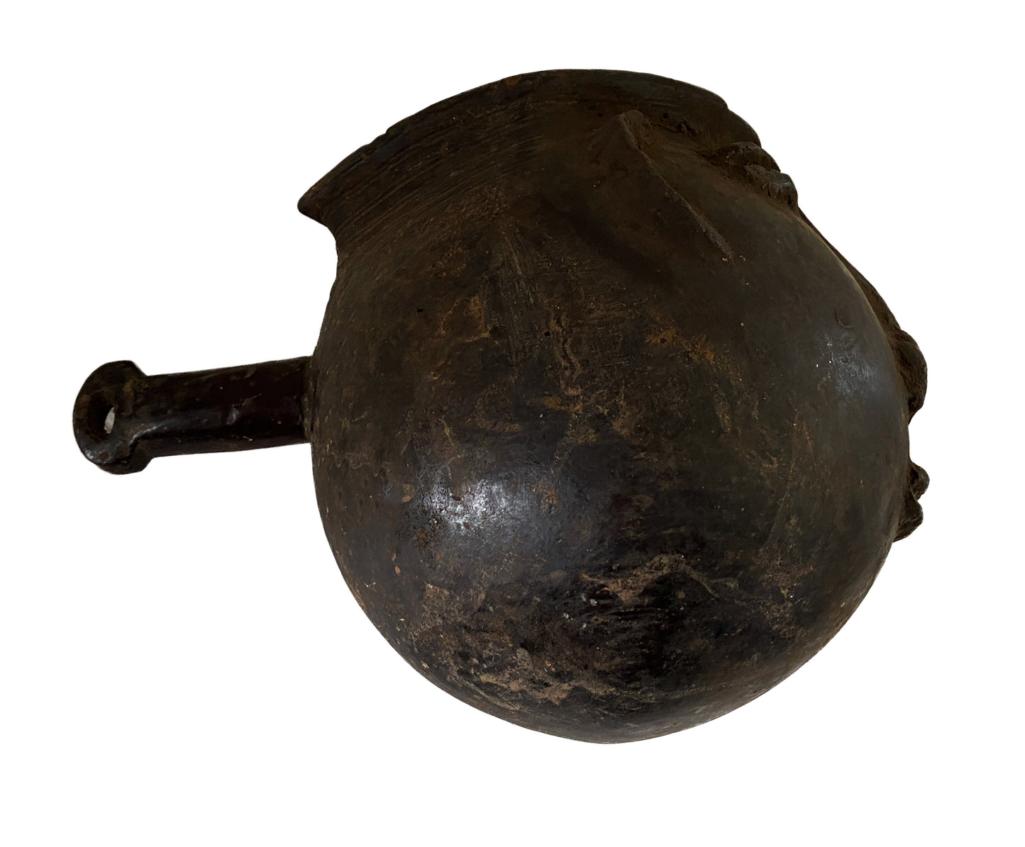 #3740 Kuba wooden Cup Figural Head Congo
