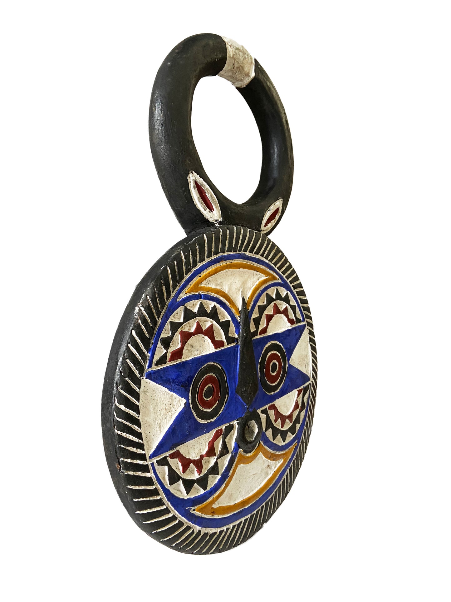 #2292 African Baule Goli Mask I Coast 19" H