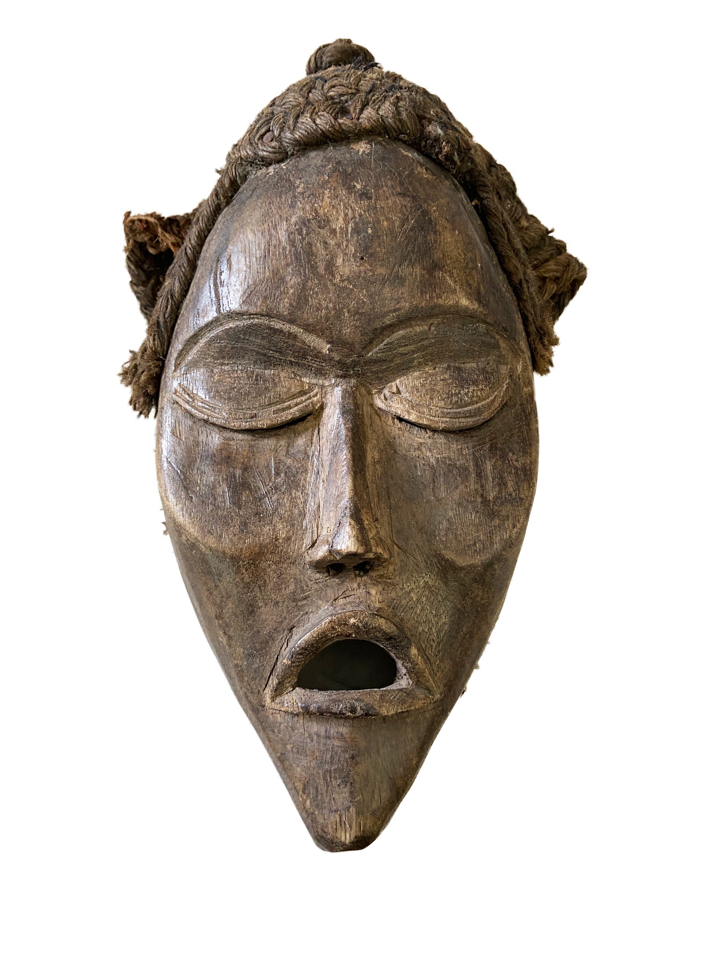 #7028 SUPERB AFRICAN I. COAST DAN CEREMONIAL DANCE MASK