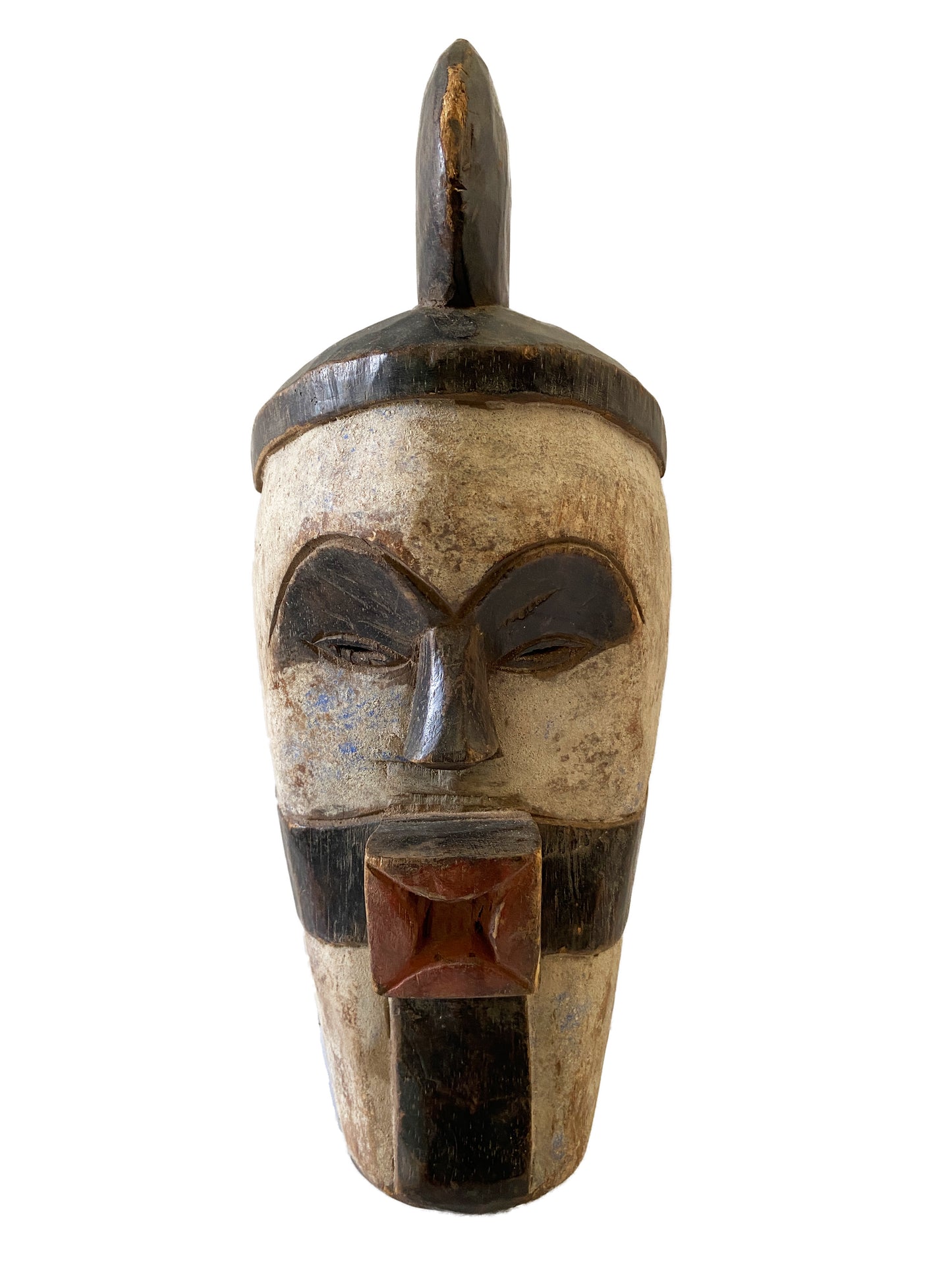 #2119 African Fang Mask Gabon 18" H