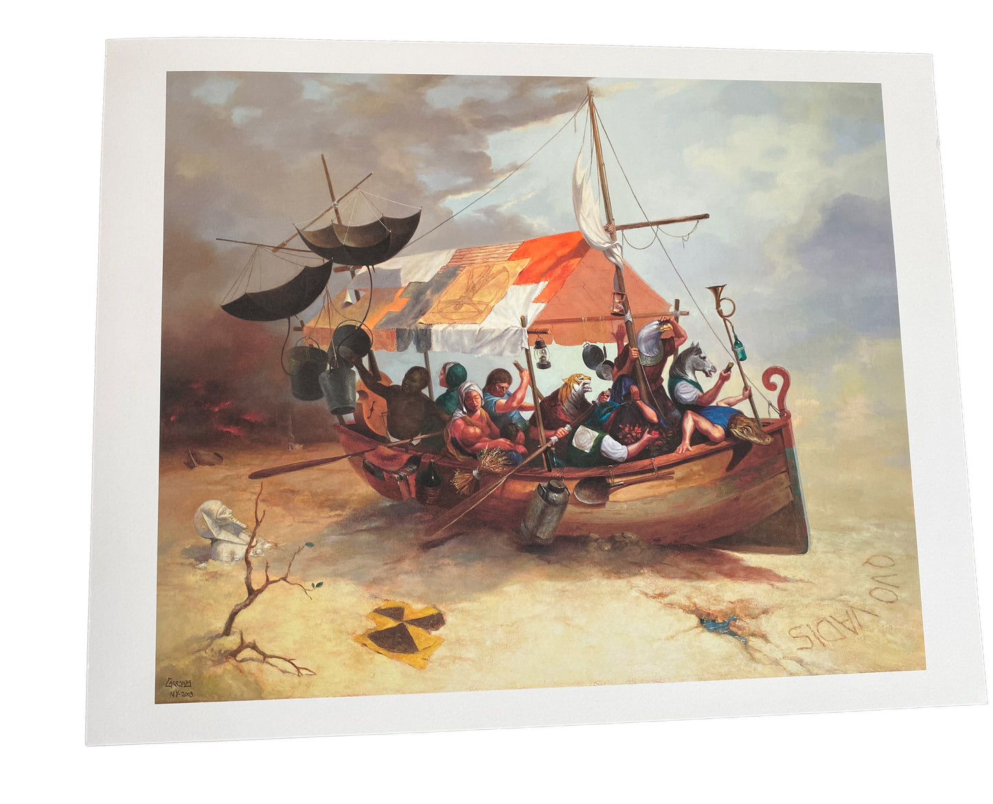 #4407 Giclee on Paper (Quo Vadis) By Daniel Carranza .