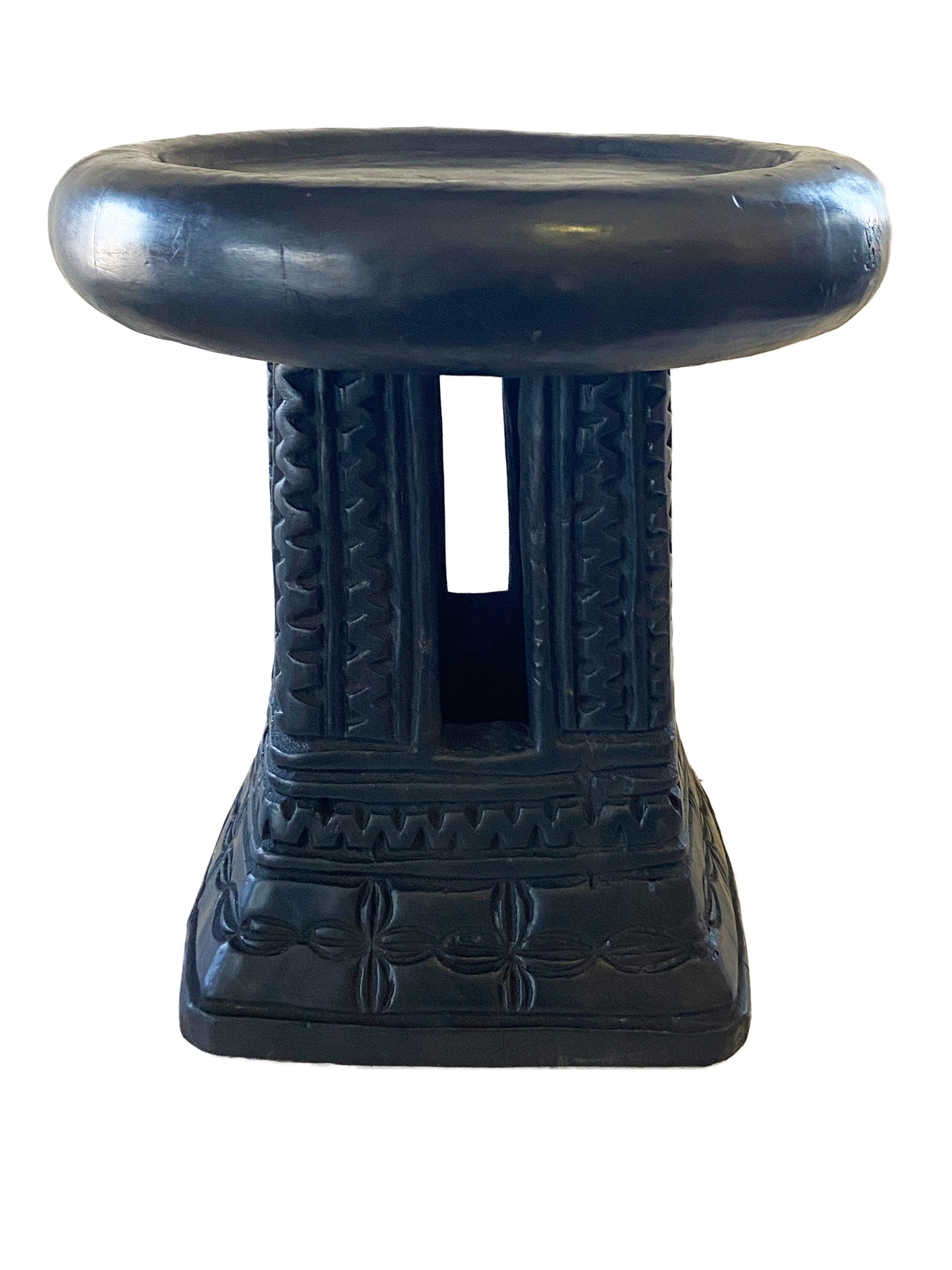 #1714 Old Bamileke Stool/Table Cameroon 14.25" H
