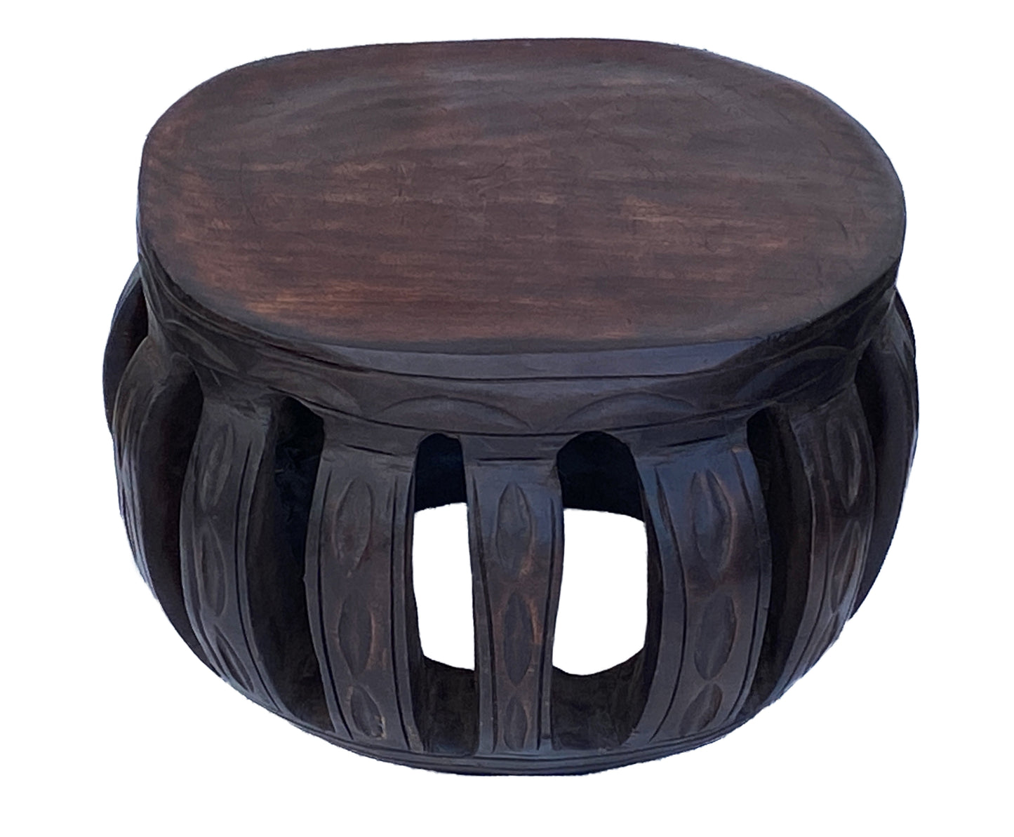 #3822 African Large Baga Stool/Table Guinea-Bissau 16.5"Diameter